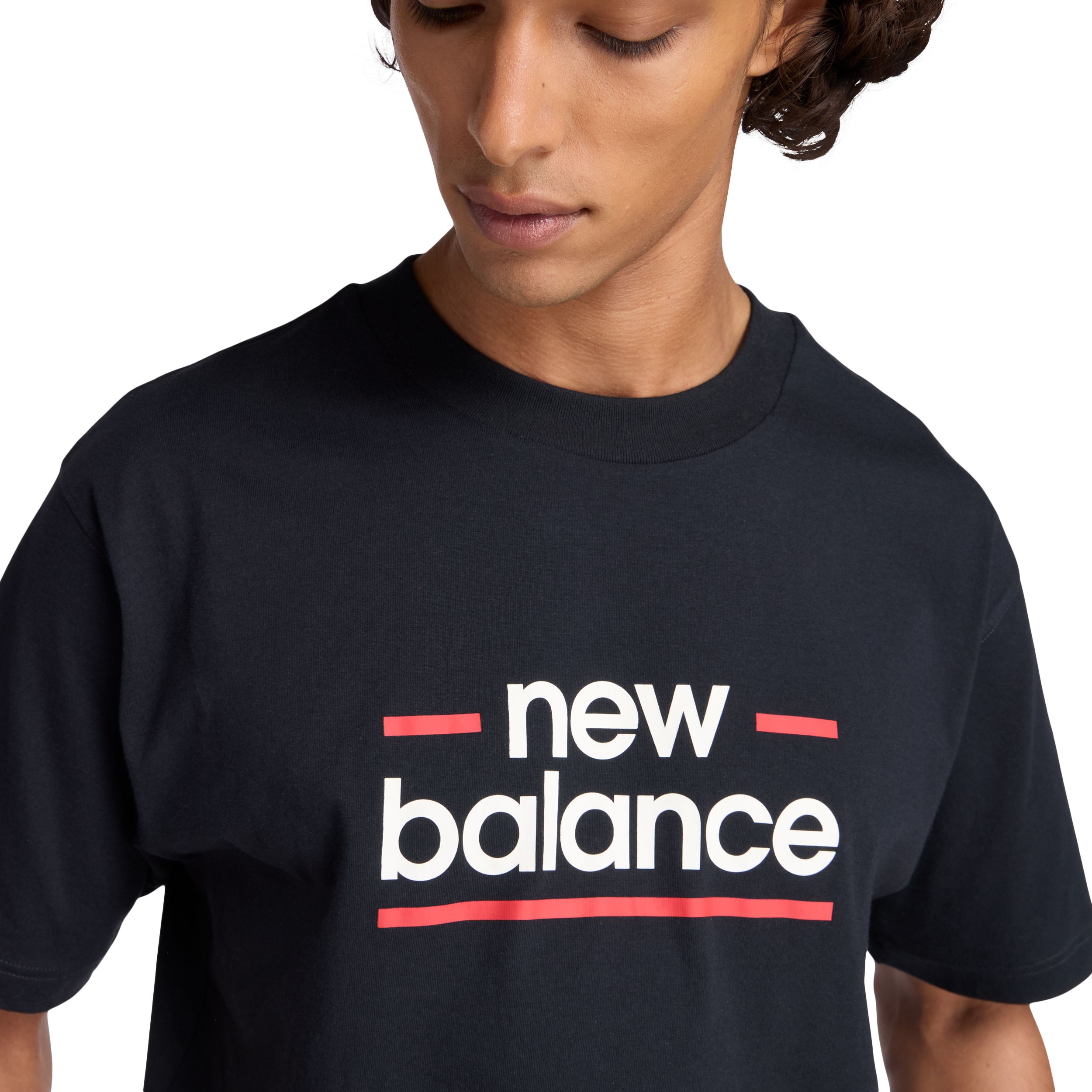 New Balance Men's Linear Logo T Shirt