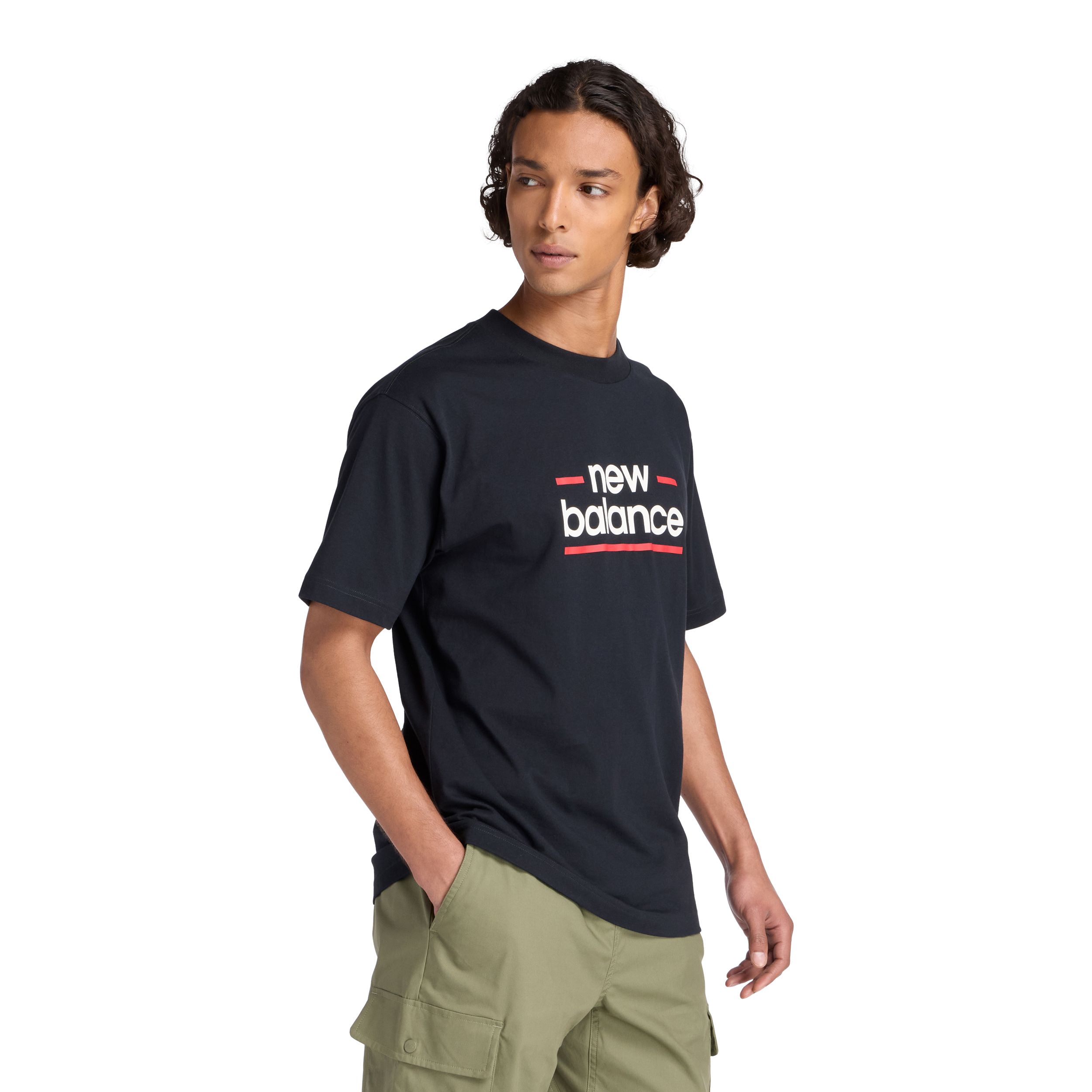 New Balance Men's Linear Logo T Shirt