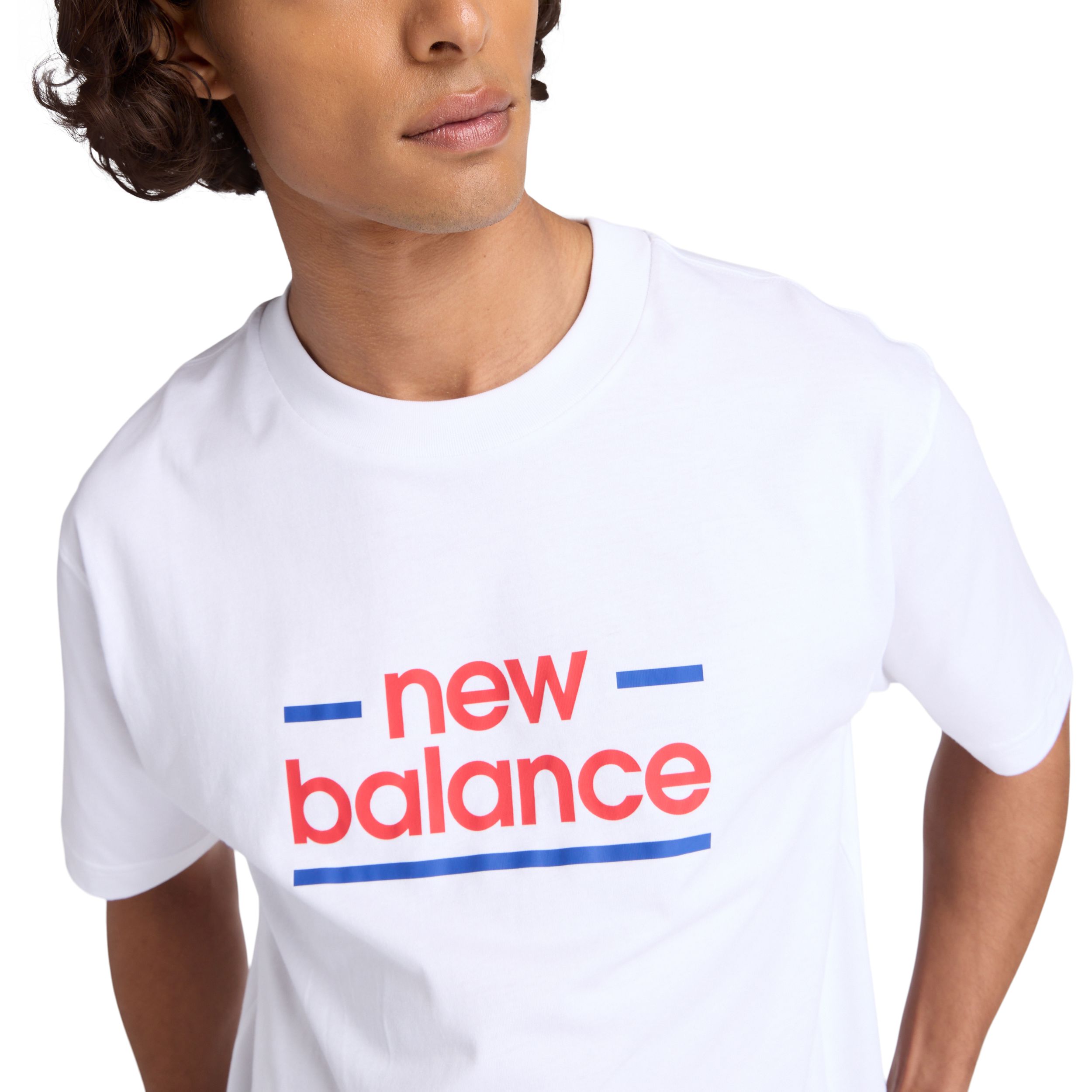 New Balance Men's Linear Logo T Shirt