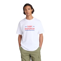 New Balance Men's Linear Logo T Shirt