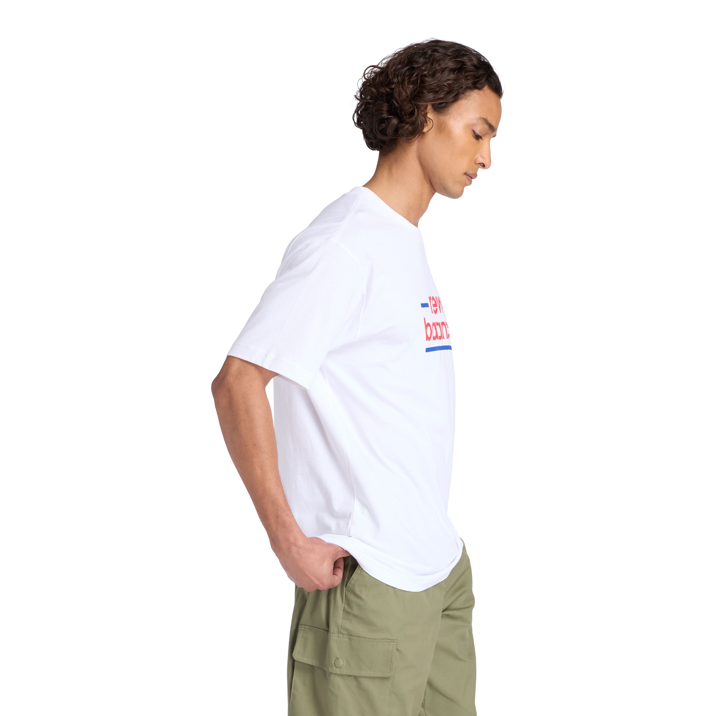 New Balance Men's Linear Logo T Shirt