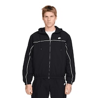 Nike Sportswear Men's Club Athlete Hooded Jacket Front_Flat
