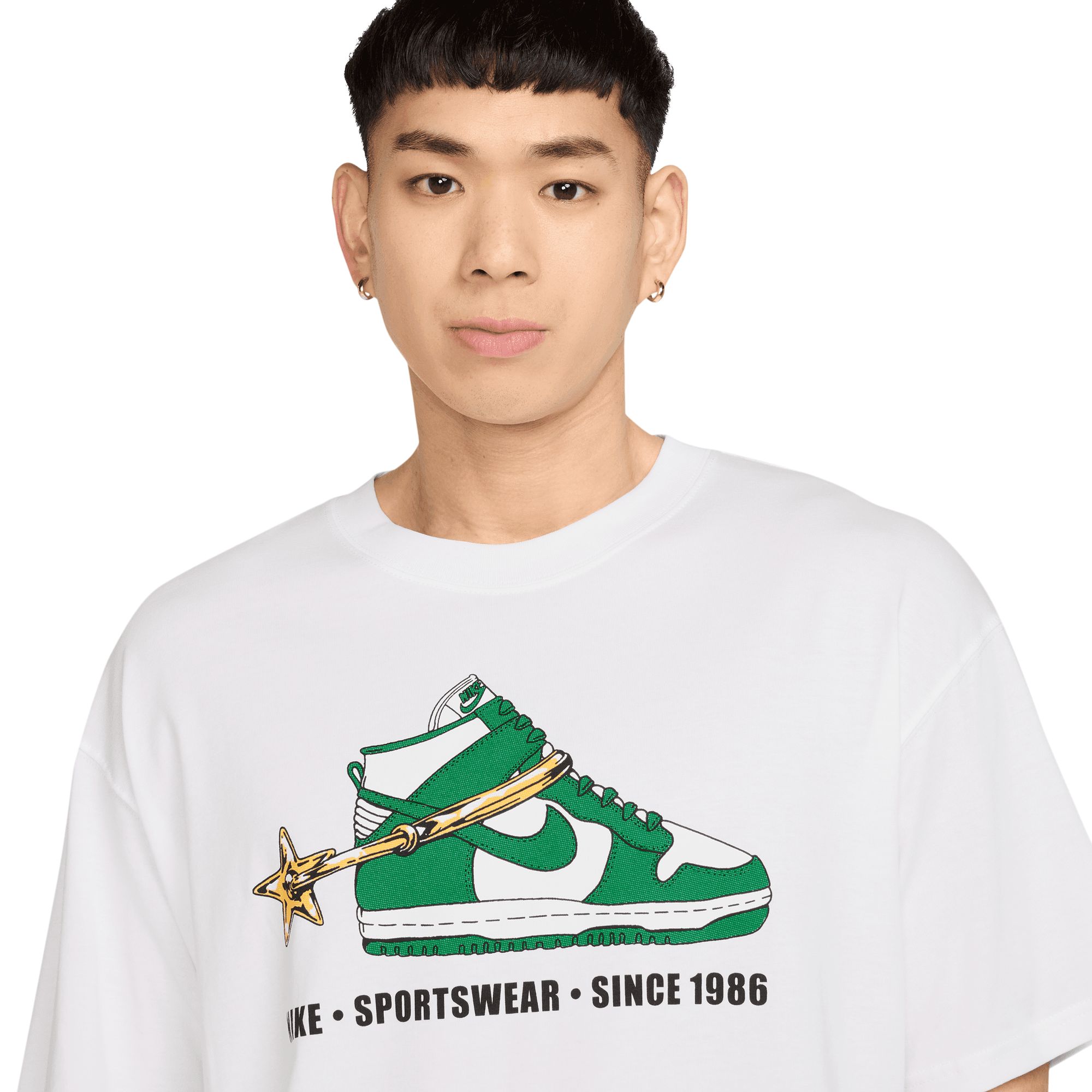 Nike Sportswear Men's Vntg Dunk M90 Midweight Cotton T Shirt
