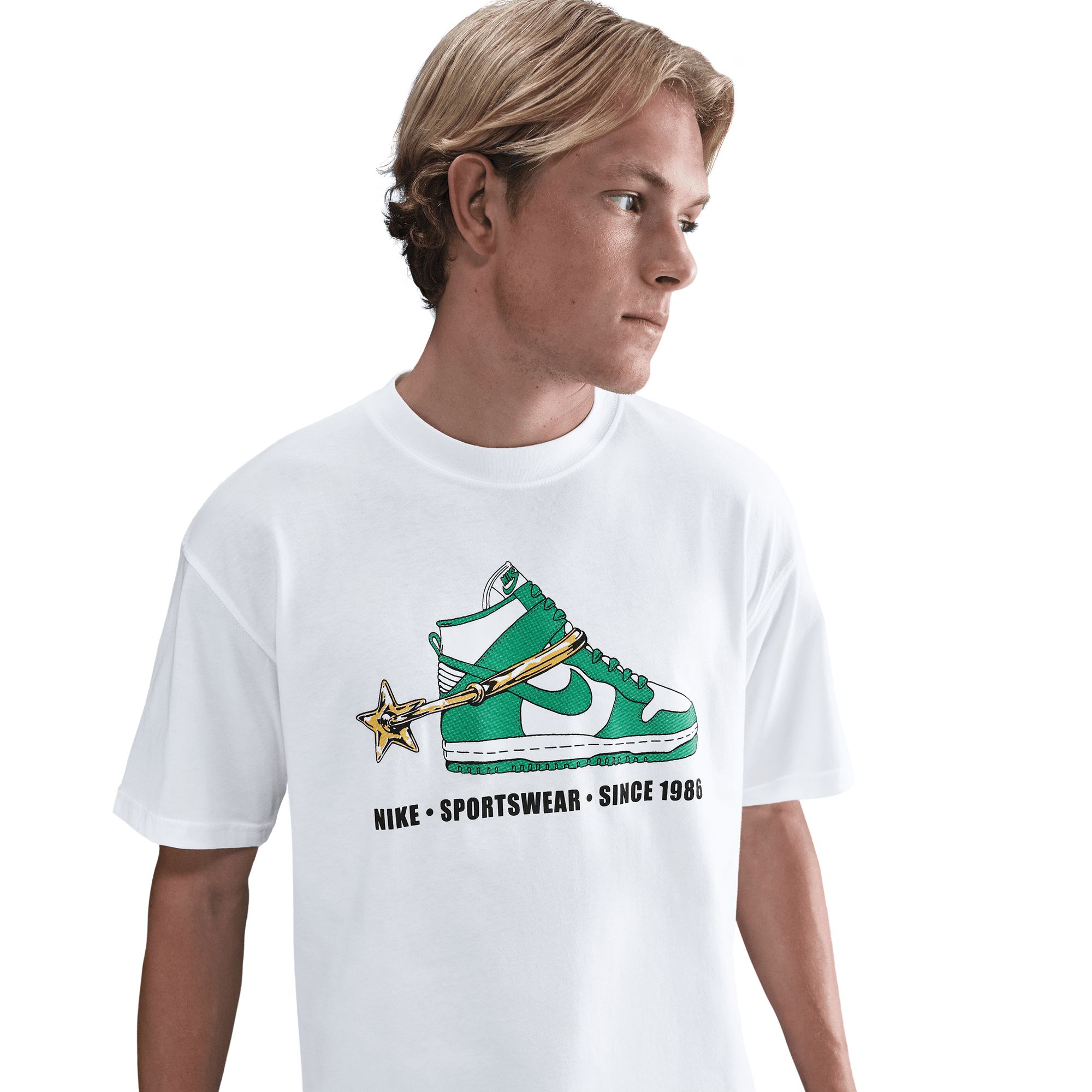 Nike Sportswear Men's Vntg Dunk M90 Midweight Cotton T Shirt