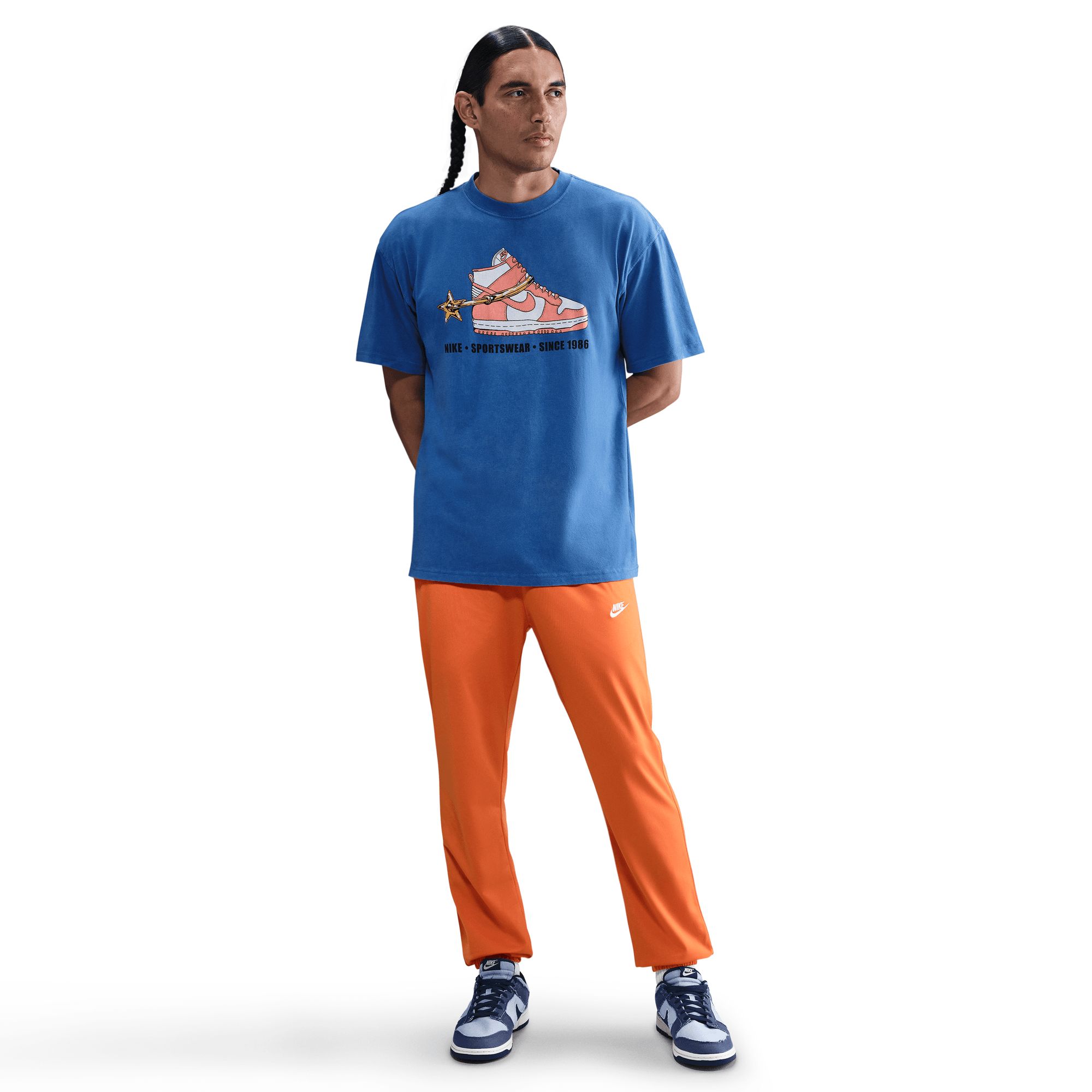 Nike Sportswear Men's Vntg Dunk M90 Midweight Cotton T Shirt