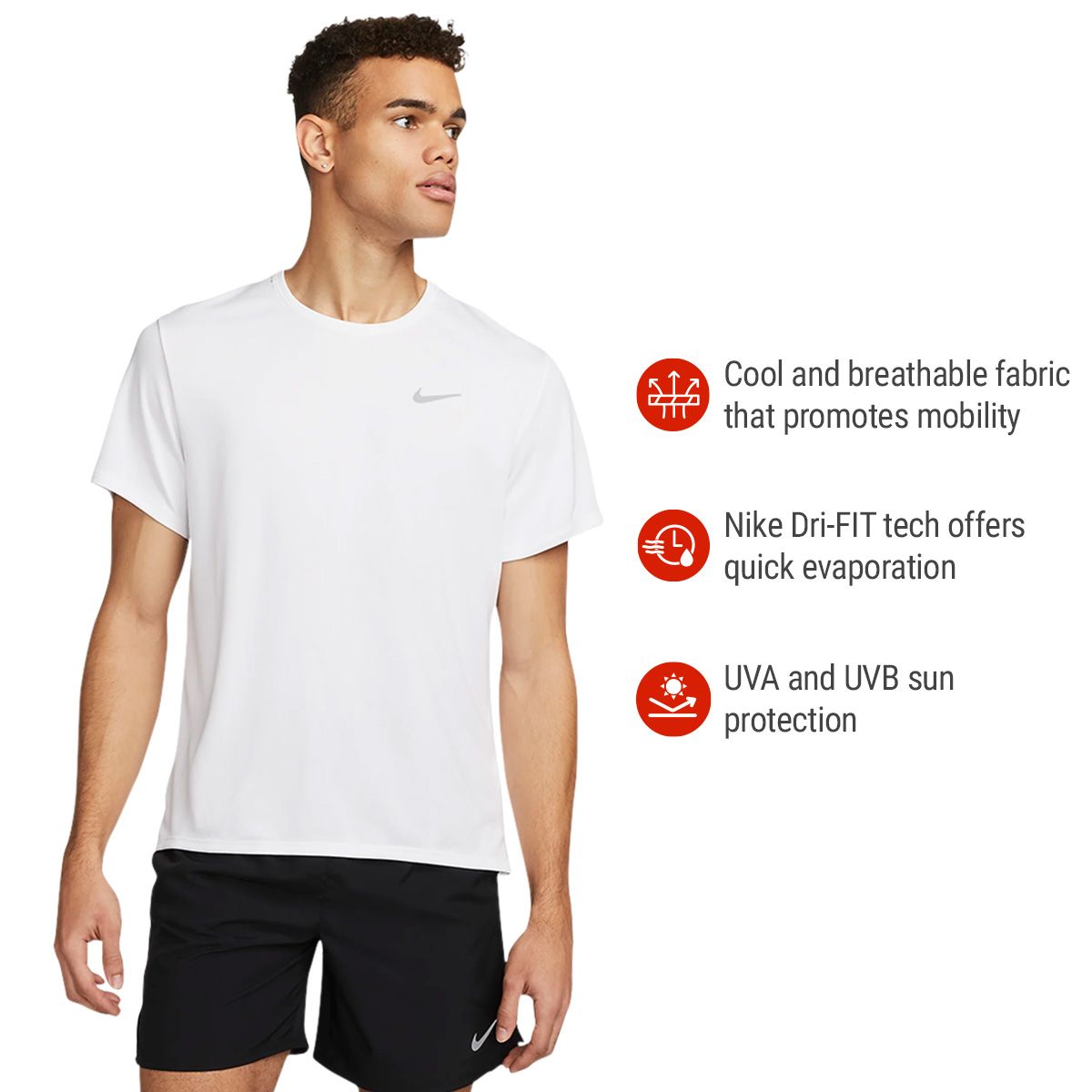 Nike Men's Miler Dri-FIT UV T-Shirt