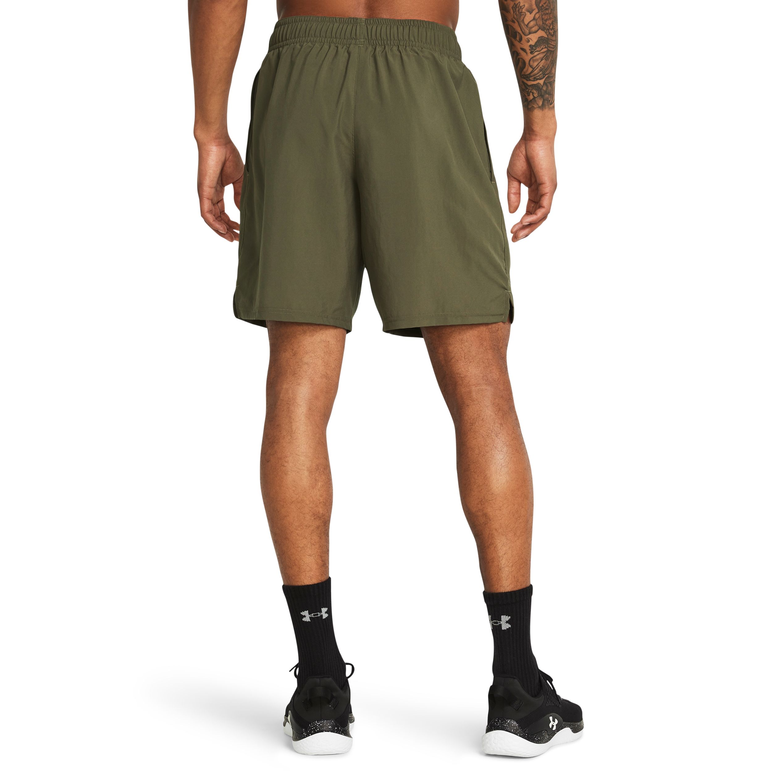 Under Armour Men's Vanish Woven 6" Lightweight Sweat-Wicking Graphic Shorts