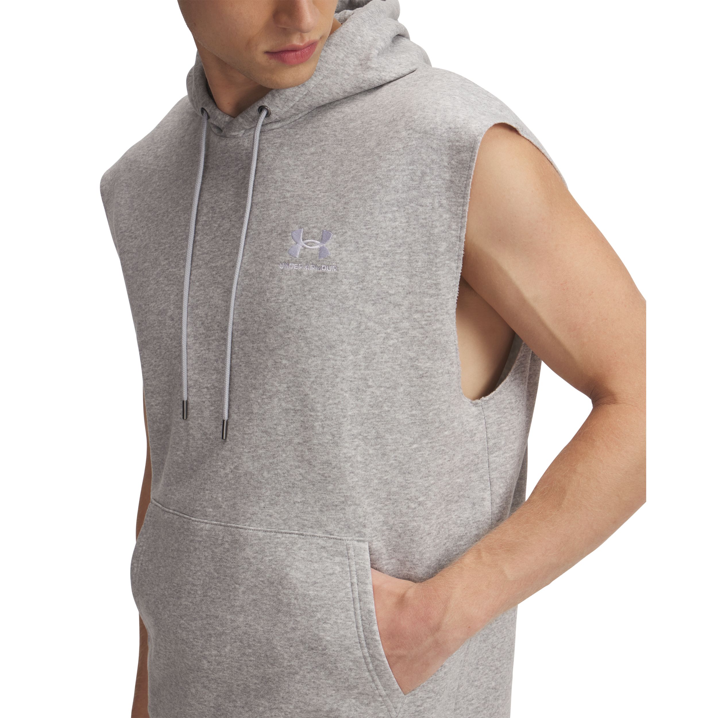 Under Armour Men's Icon Essential Fleece Sleeveless Hoodie