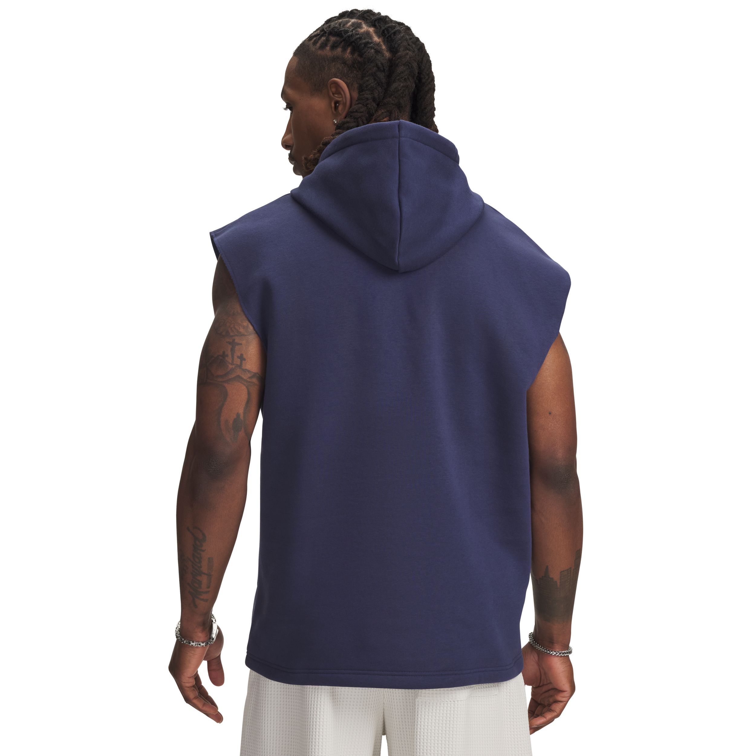 Under Armour Men's Icon Essential Fleece Sleeveless Hoodie