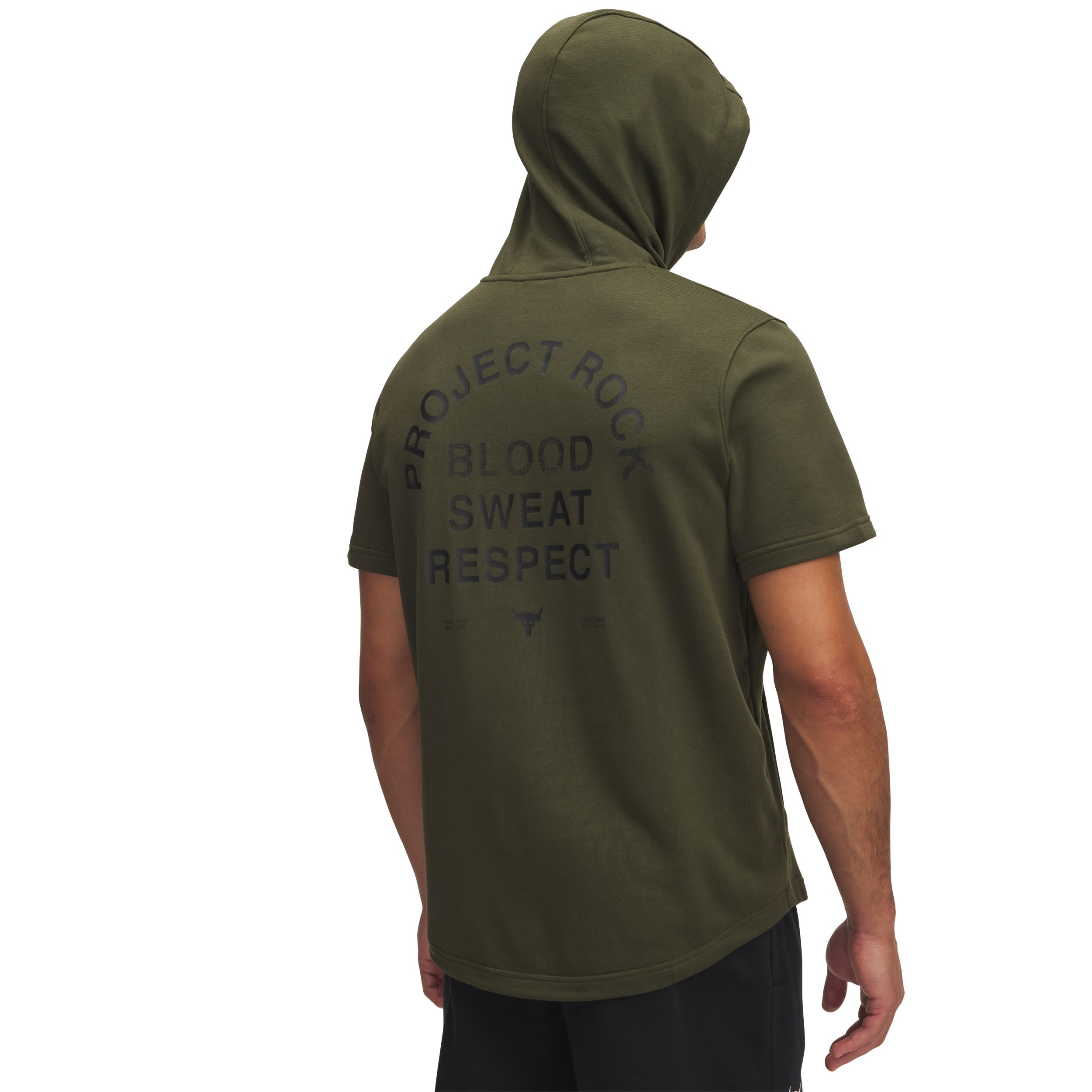 Under Armour Men's Project Rock Payoff Short Sleeve Hoodie