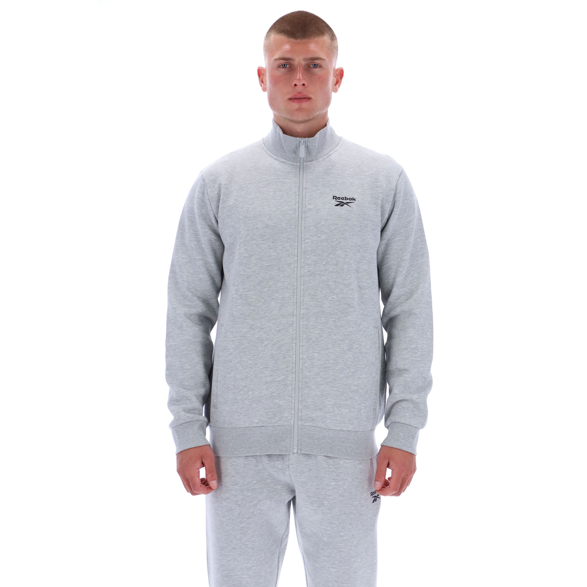 Reebok Men's Identity Small Logo Full Zip Fleece Jacket