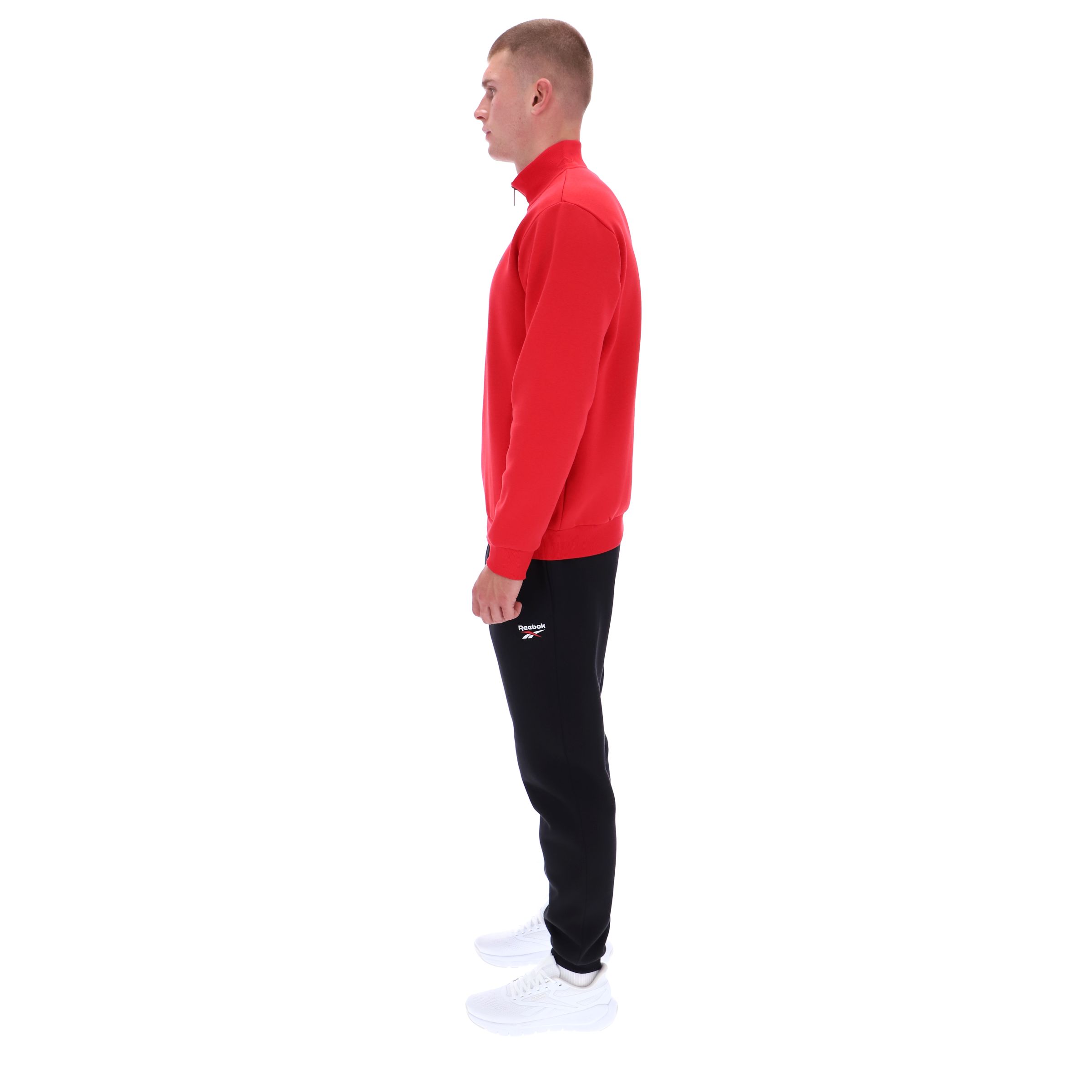 Reebok Men's Identity Small Logo Full Zip Fleece Jacket