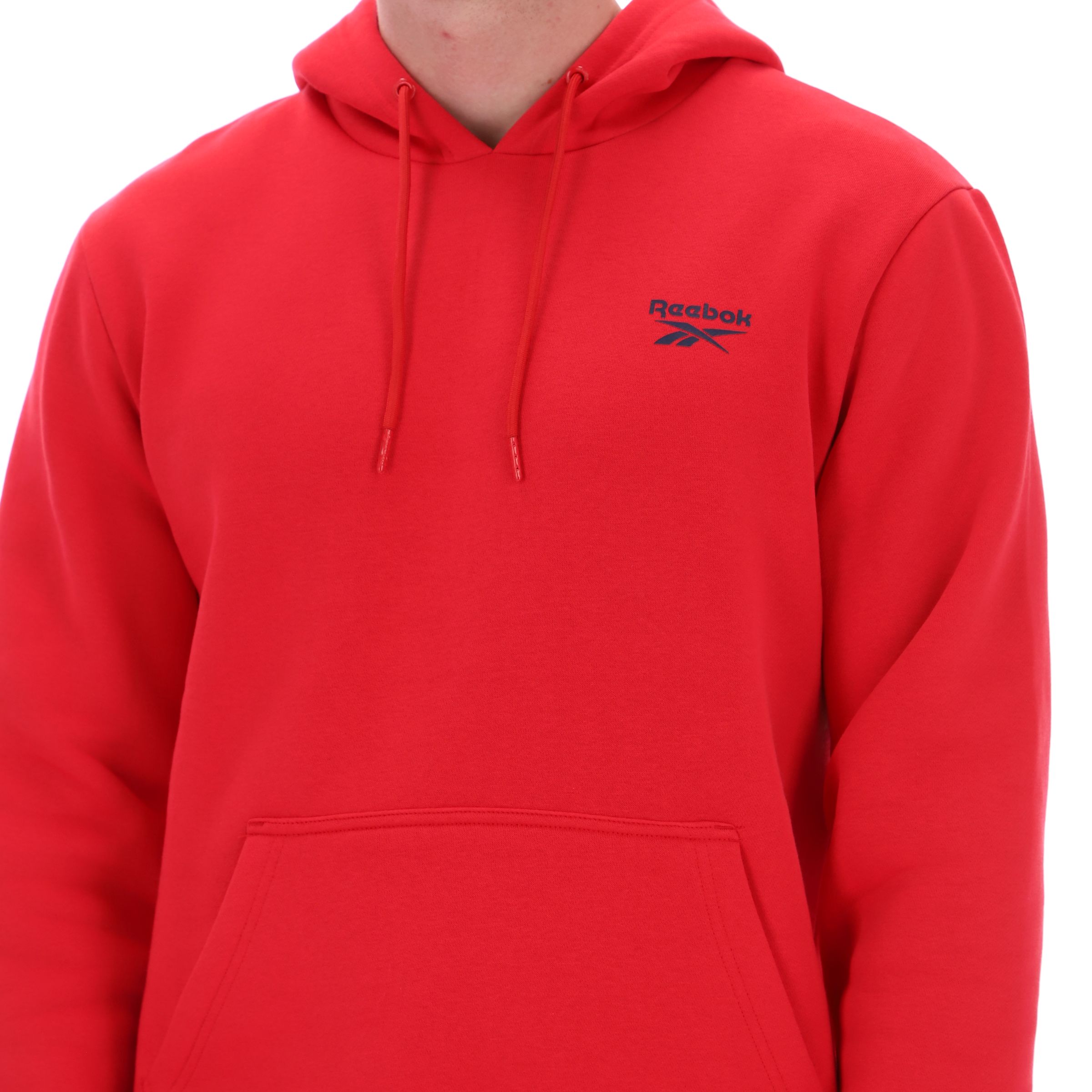 Reebok Men's Identity Small Logo Pullover Fleece Hoodie