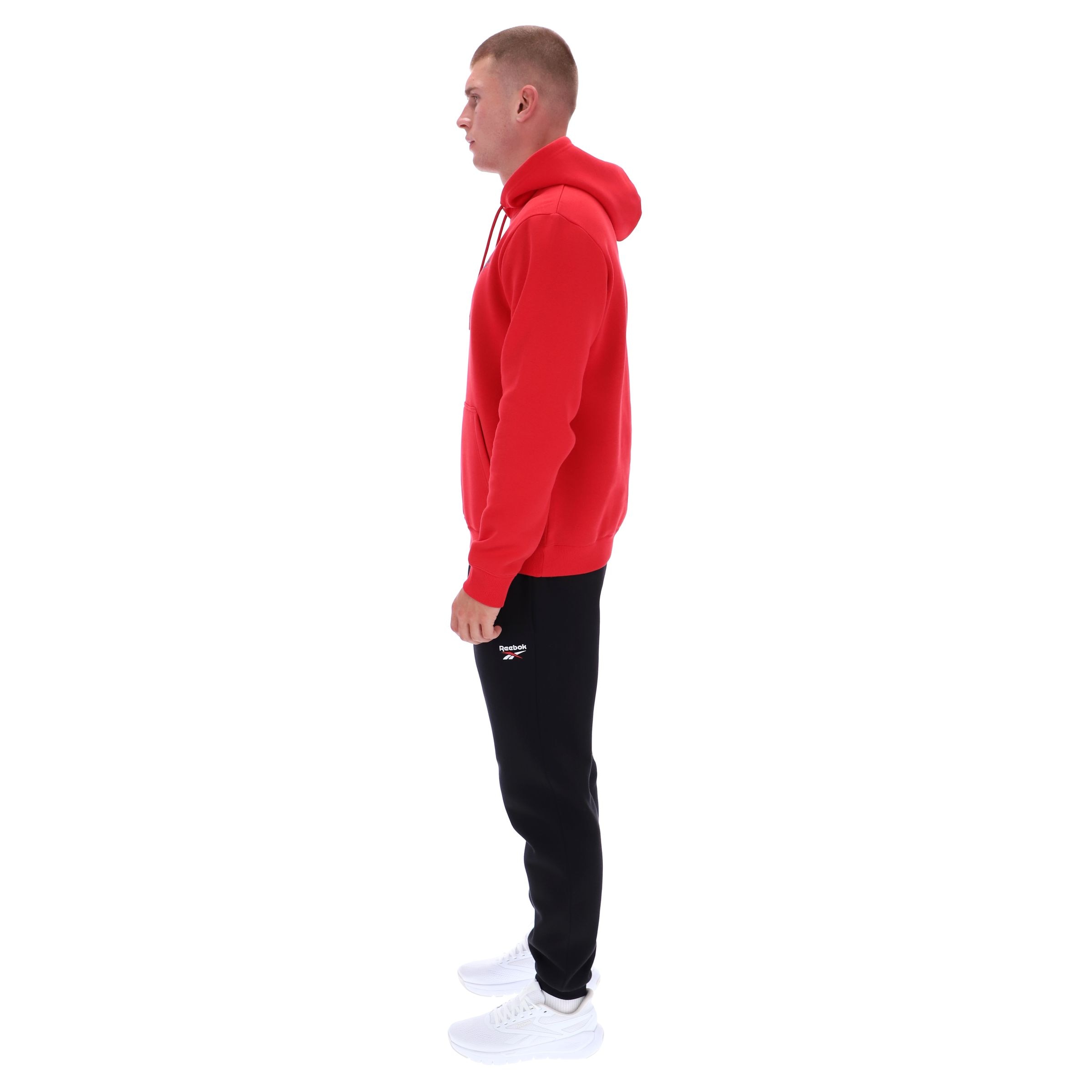 Reebok Men's Identity Small Logo Pullover Fleece Hoodie