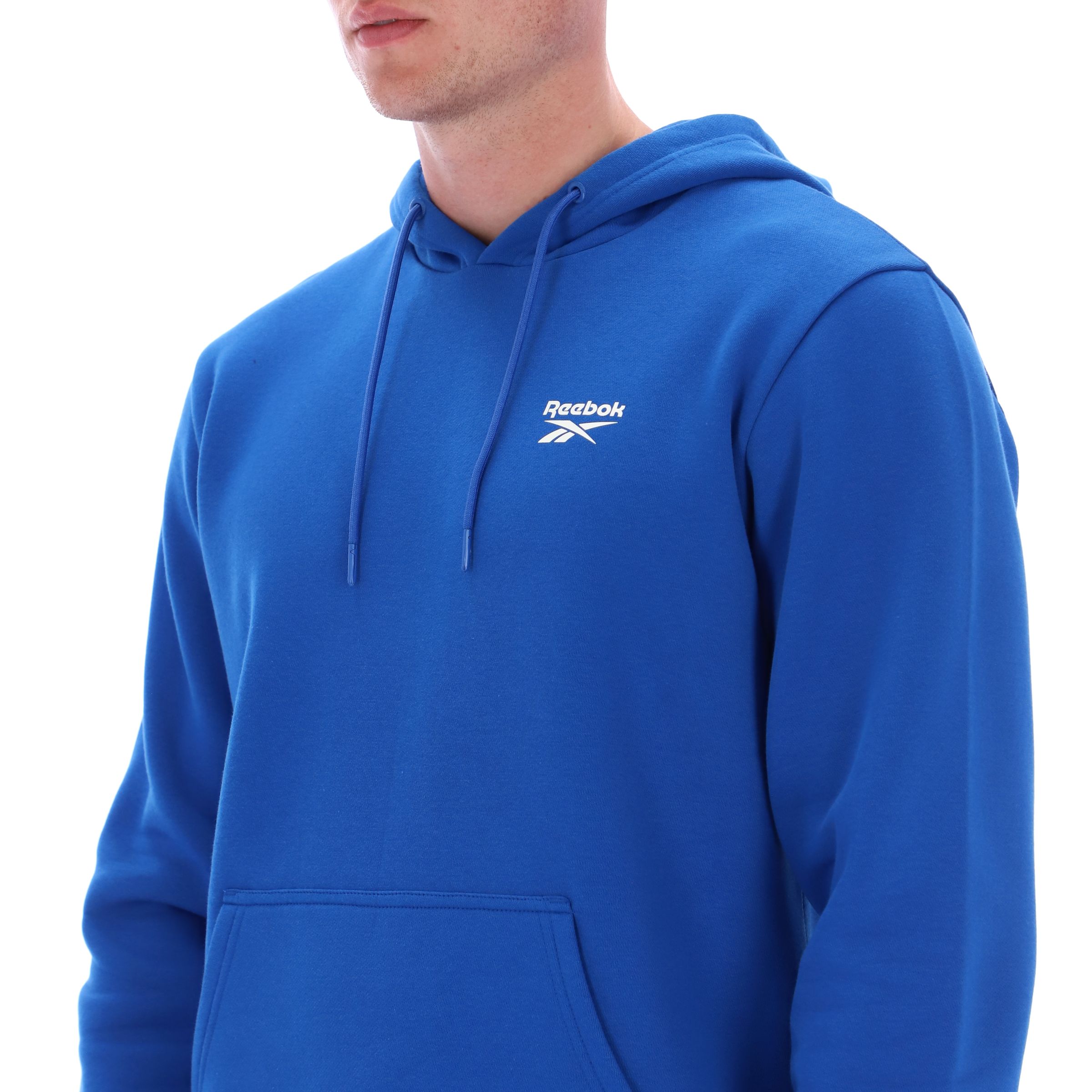 Reebok Men's Identity Small Logo Pullover Fleece Hoodie