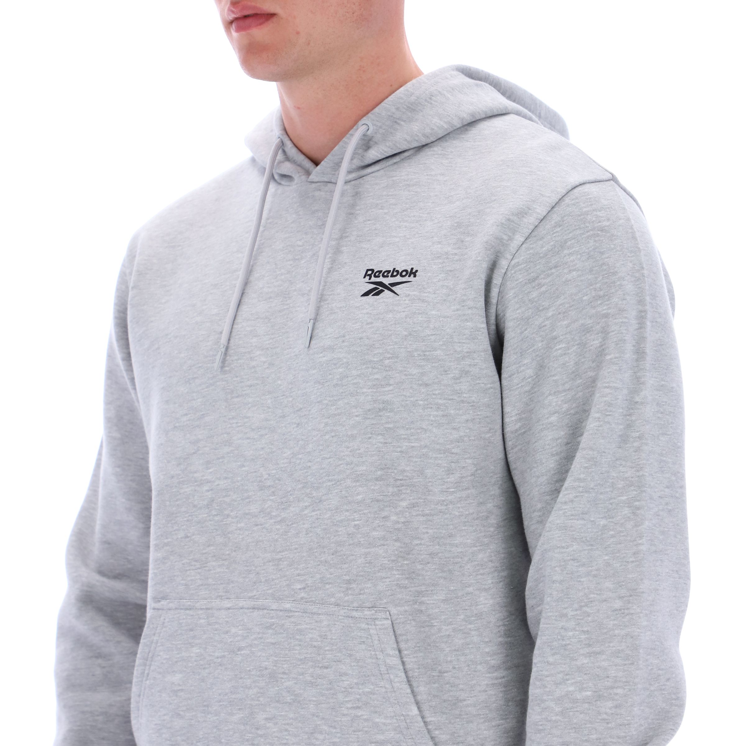 Reebok Men's Identity Small Logo Pullover Fleece Hoodie
