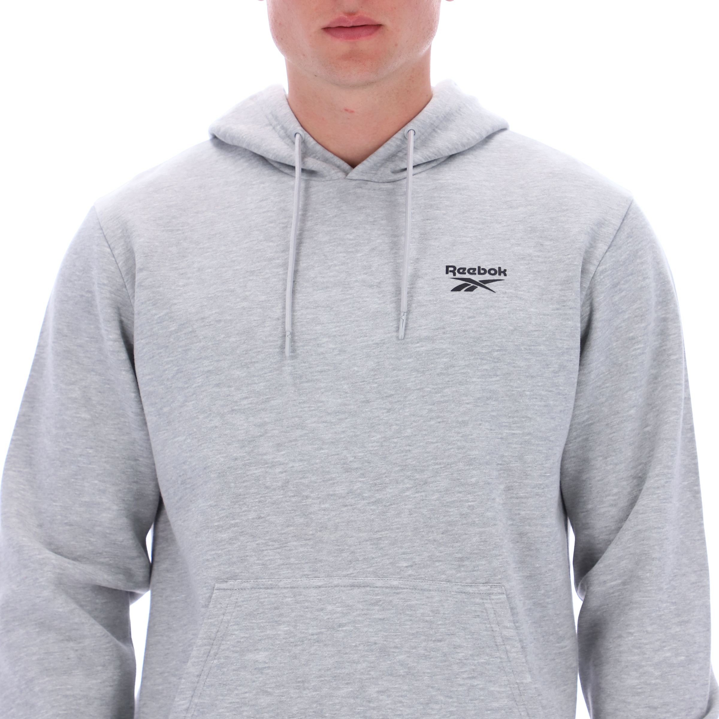 Reebok Men's Identity Small Logo Pullover Fleece Hoodie