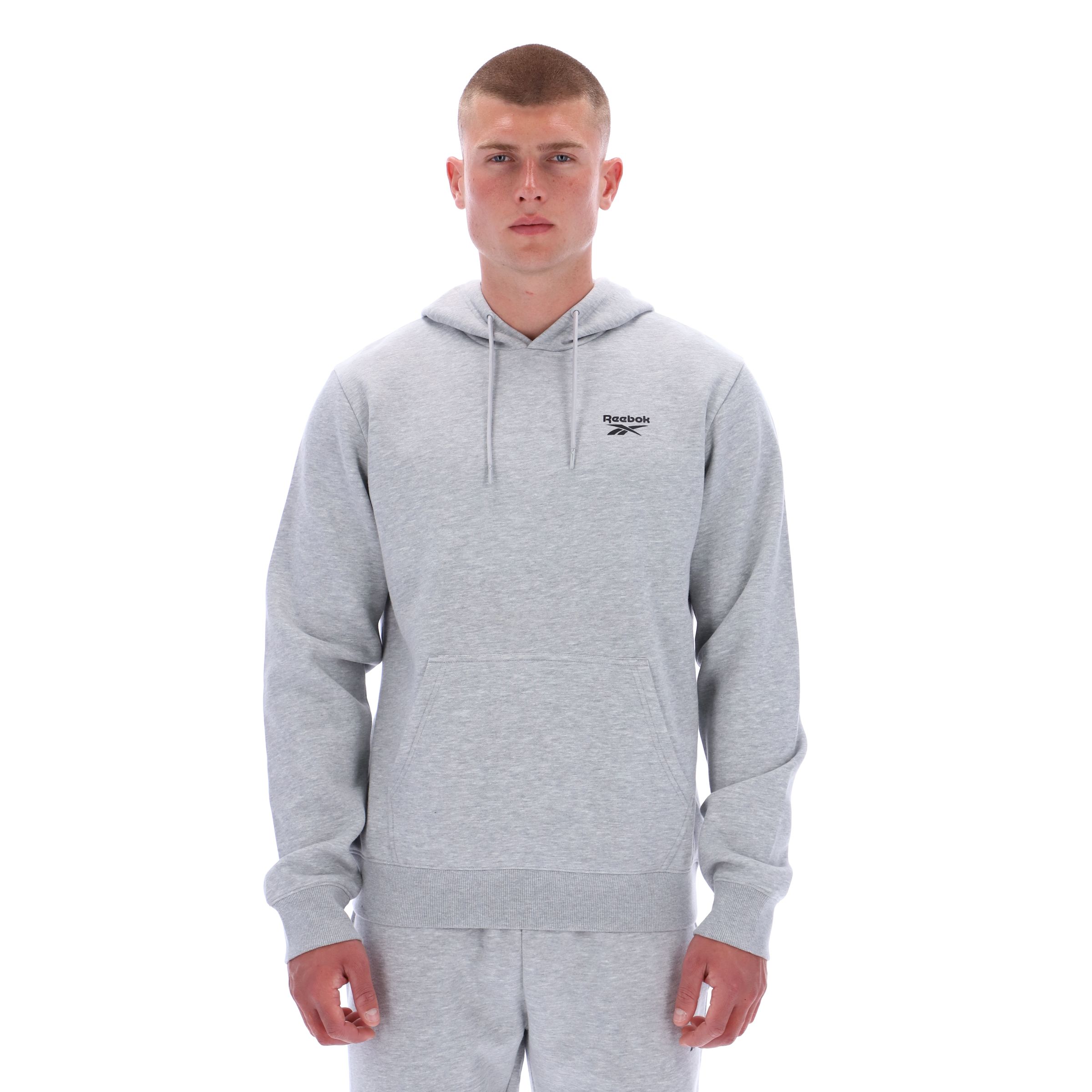Reebok Men's Identity Small Logo Pullover Fleece Hoodie