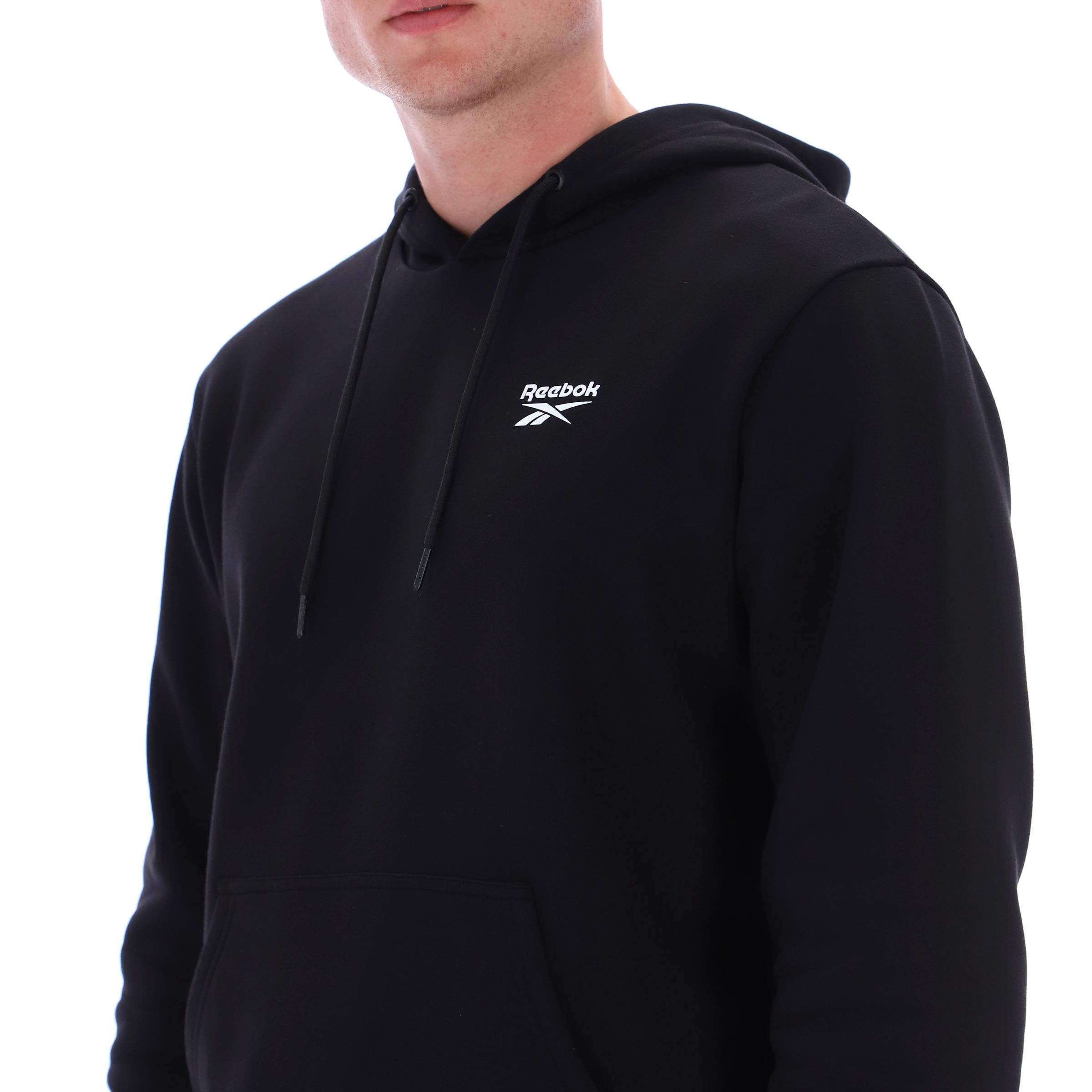 Reebok Men's Identity Small Logo Pullover Fleece Hoodie