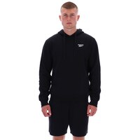 Reebok Men's Identity Small Logo Pullover Fleece Hoodie Front_Flat