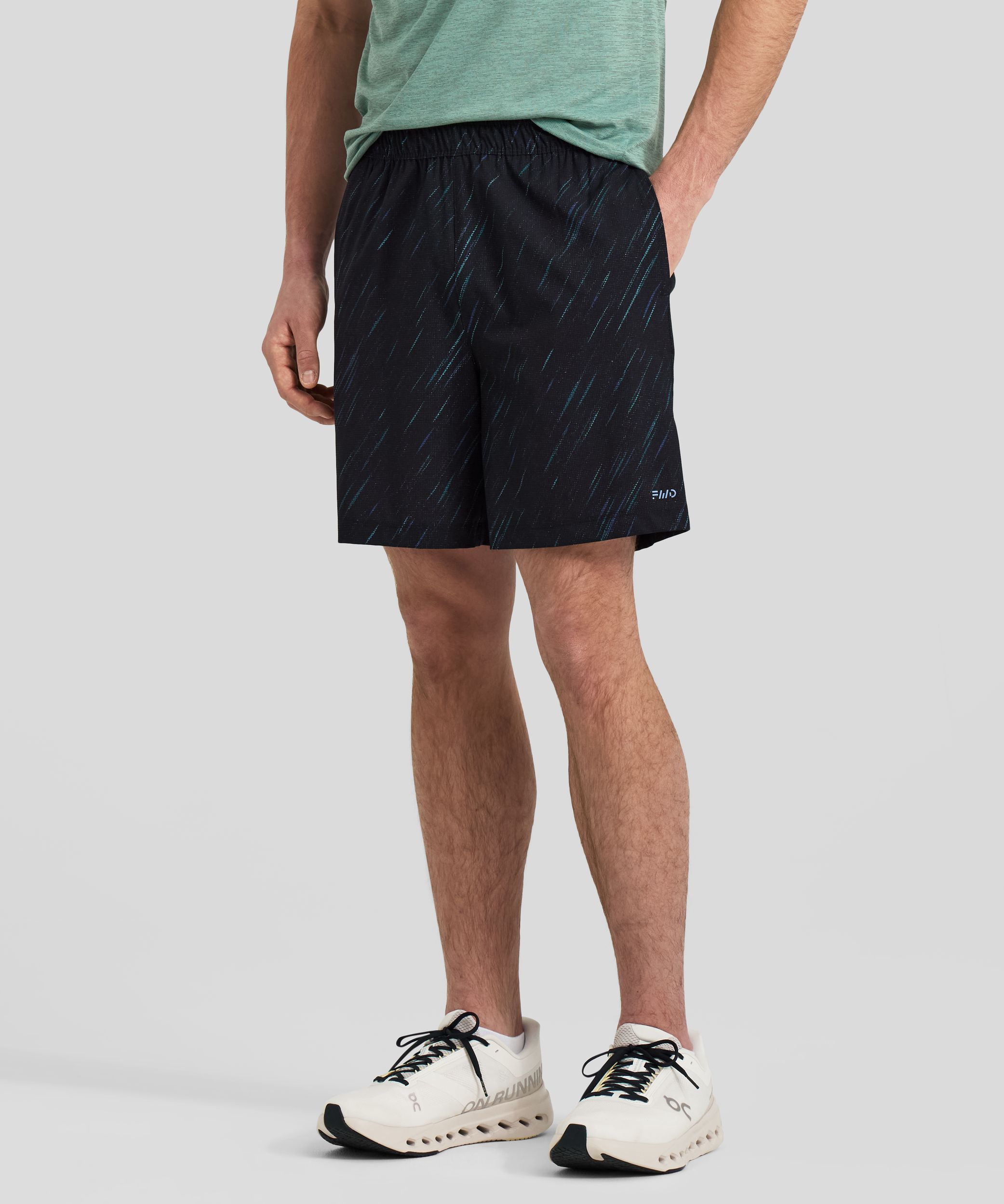 FWD Men's ReCarbon 7 Inch Print Woven Shorts