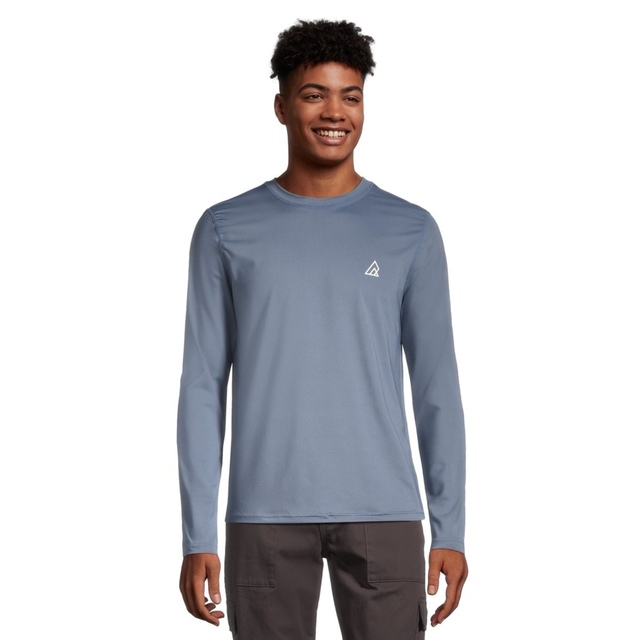 Ripzone Men's Waves Long Sleeve Rashguard UPF 40 Sun Protection Swimwear