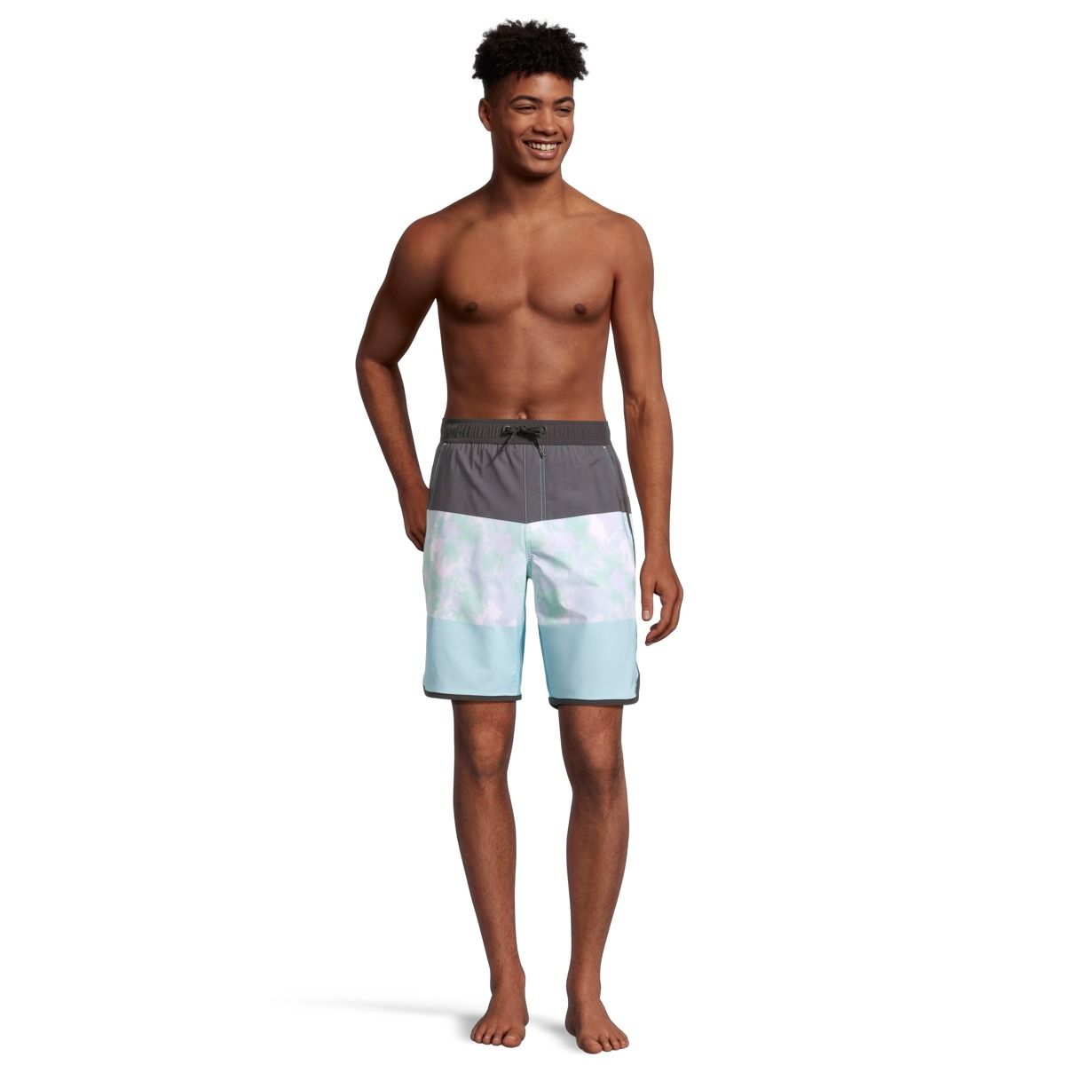 Ripzone Men's Rylan 2.0 Striped 19" Quick-Dry Swim Trunks