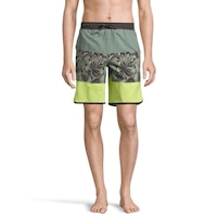 Ripzone Men's Rylan 2.0 Striped 19" Quick-Dry Swim Trunks