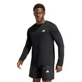 adidas Men's We Flex Long Sleeve Workout Shirt Front_Angled_Left