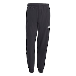 adidas Men's We Flex Woven Tapered Athletic Pants with Zipper Pockets