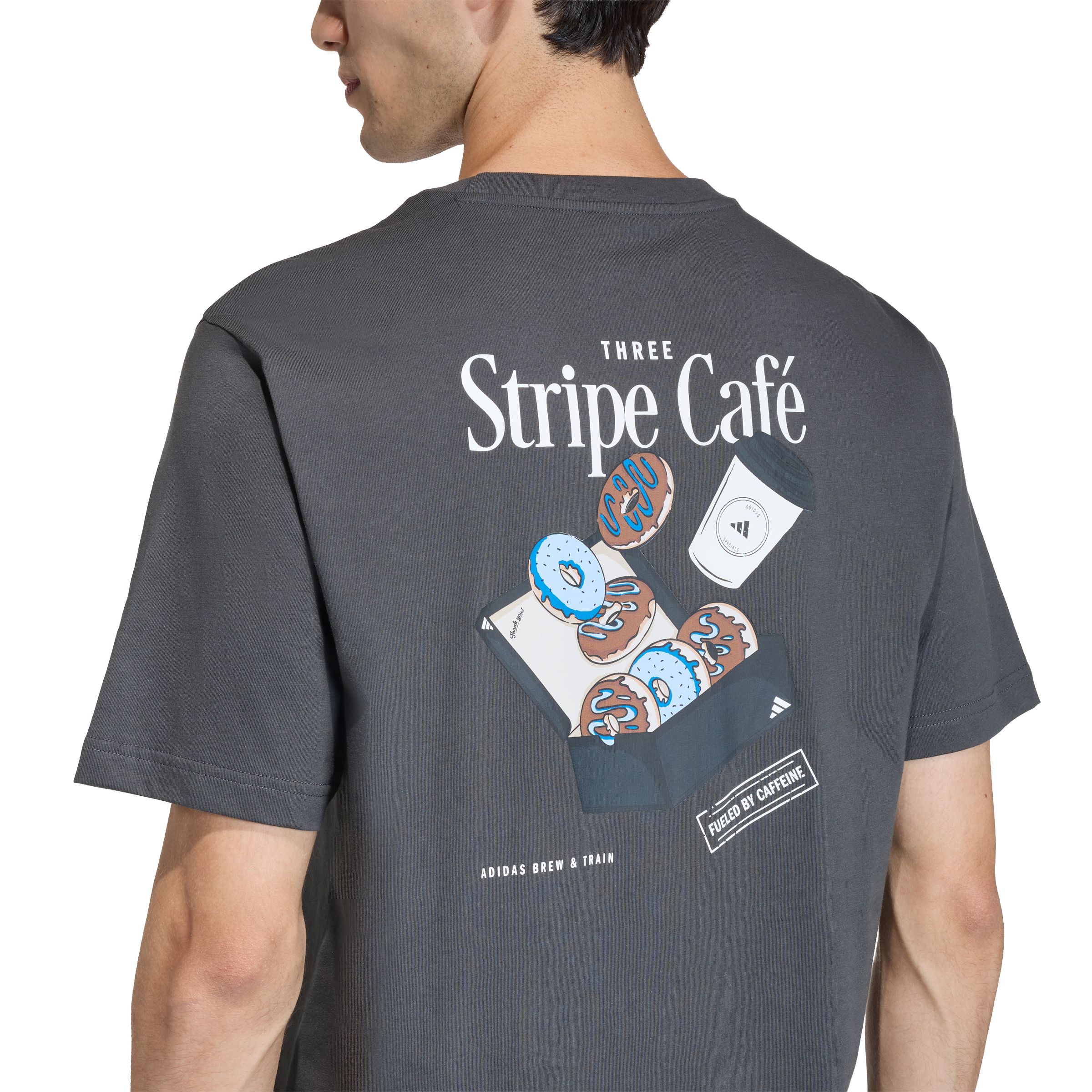 adidas Men's Sportswear Donut Box Graphic Cotton T-shirt