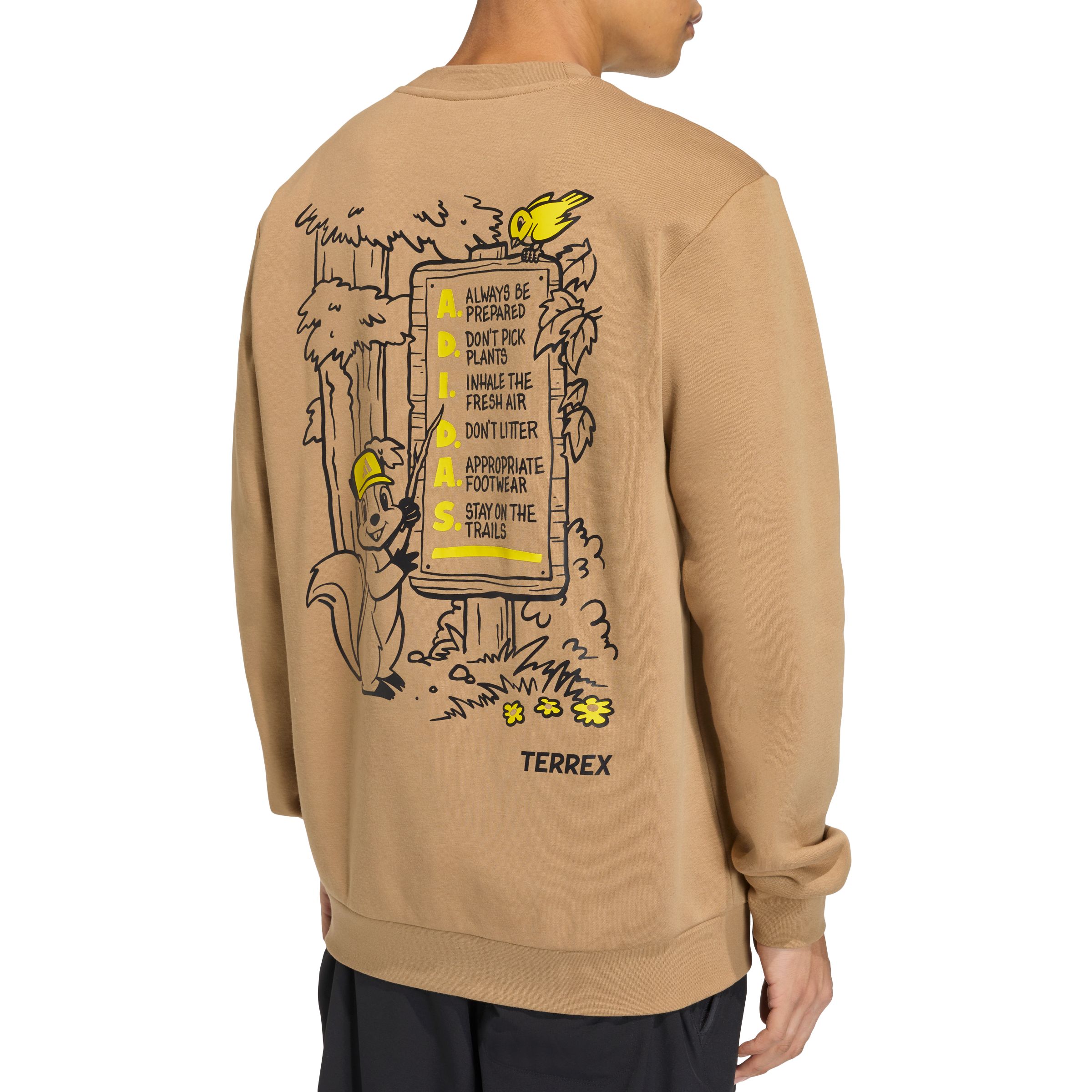 adidas Men's Terrex Outdoor Graphic Sweatshirt