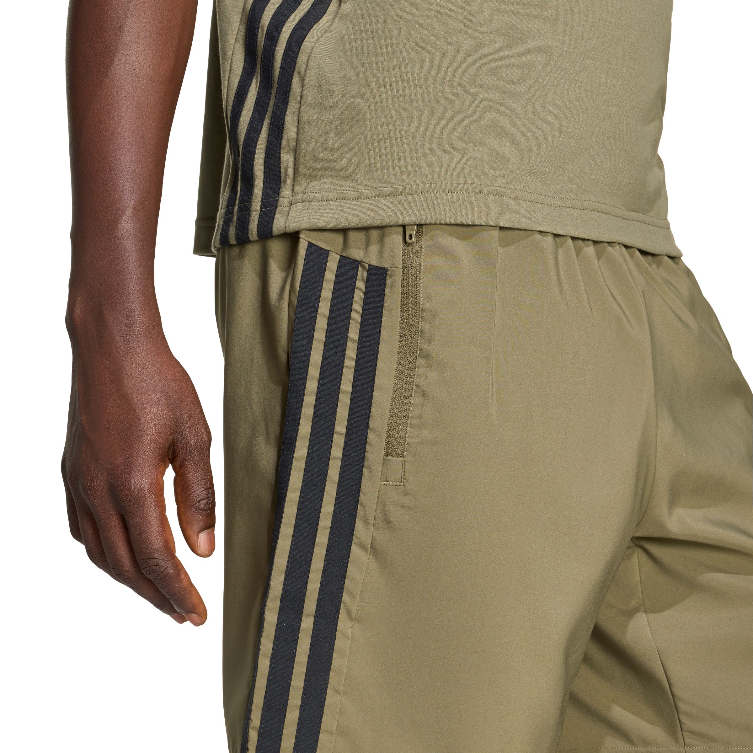adidas Men's We 3-stripes 9" Lightweight Workout Shorts with Pockets