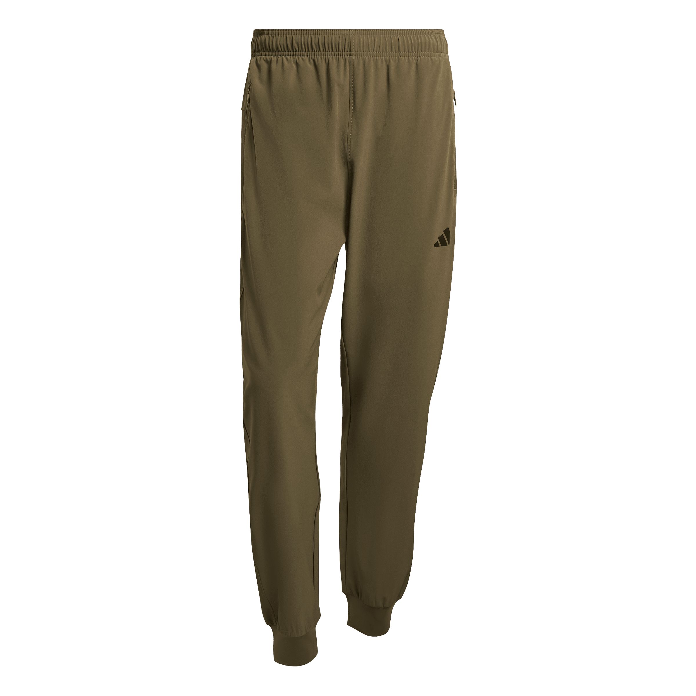 adidas Men's We Flex Woven Tapered Athletic Pants with Zipper Pockets