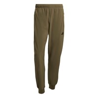 adidas Men's We Flex Woven Tapered Athletic Pants with Zipper Pockets