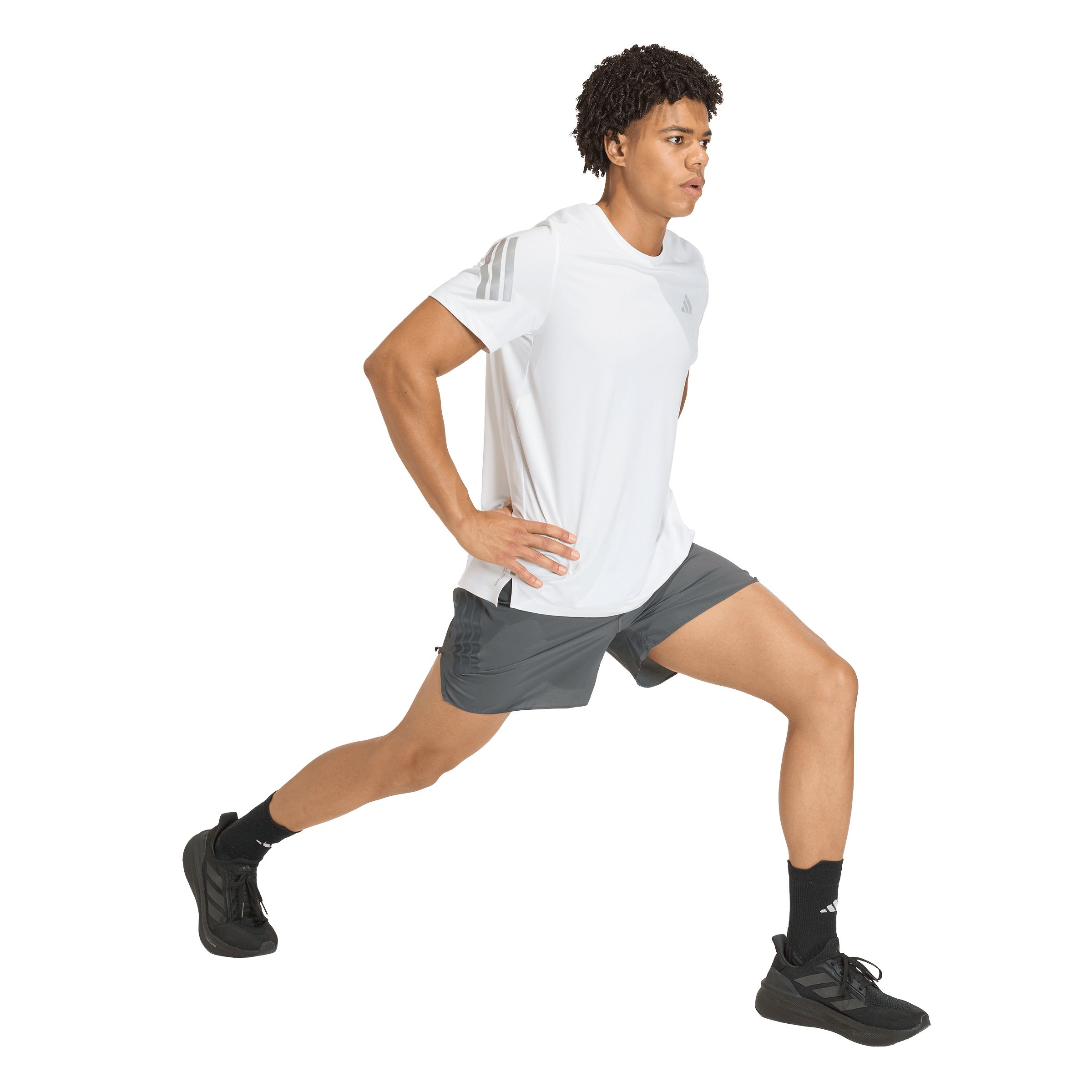 adidas Men's 365 3-stripes 5" Lightweight Athletic Shorts with Pockets
