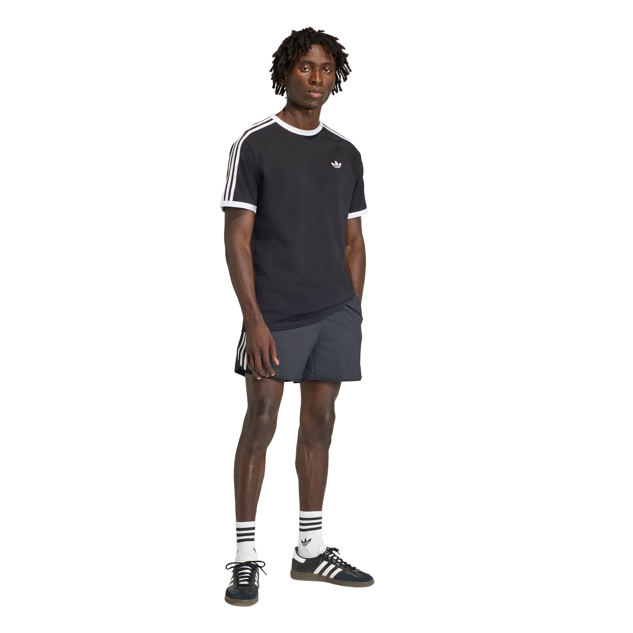 adidas Originals Men's 3-stripes Short-Sleeve Sports T-shirt
