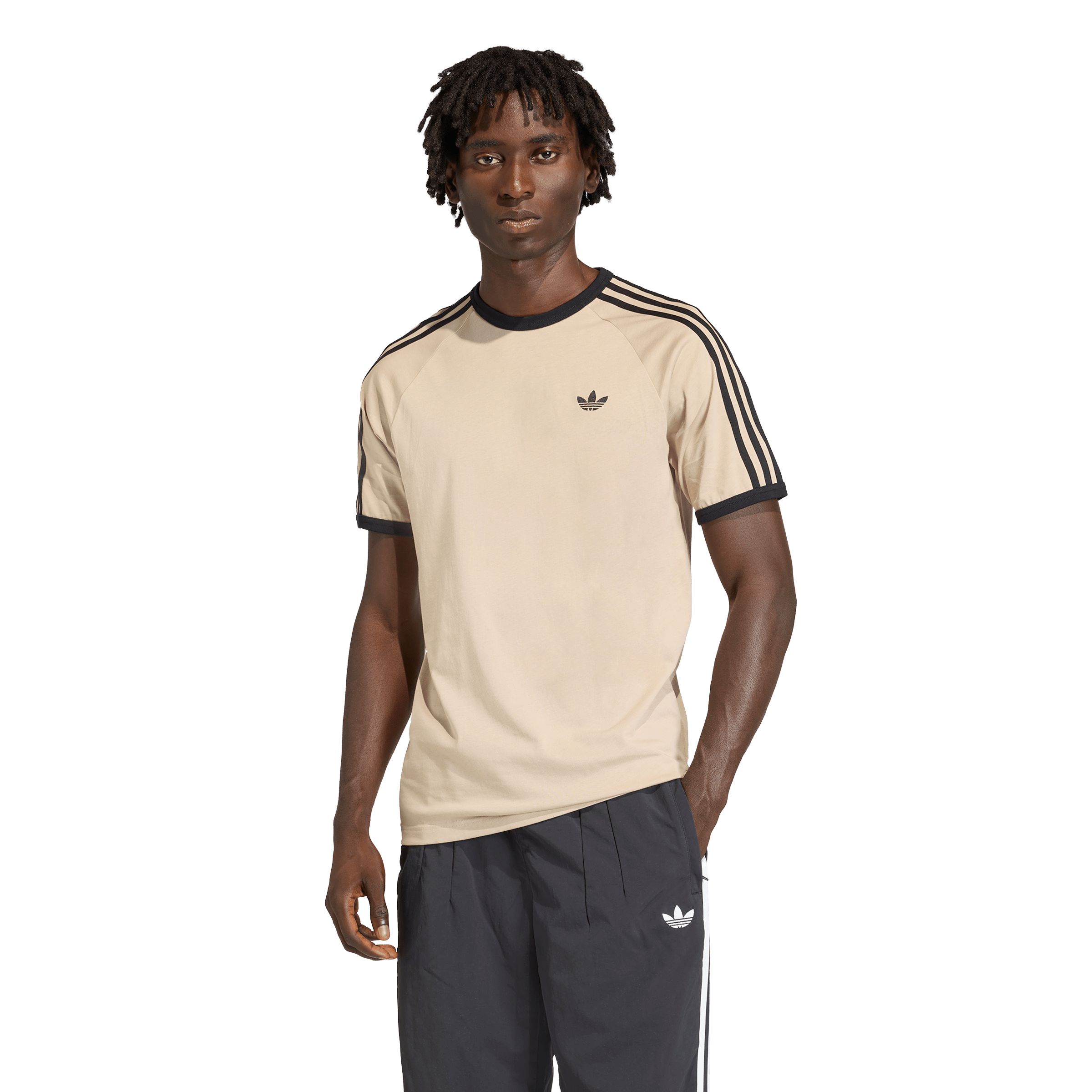 adidas Originals Men's 3-stripes Short-Sleeve Sports T-shirt