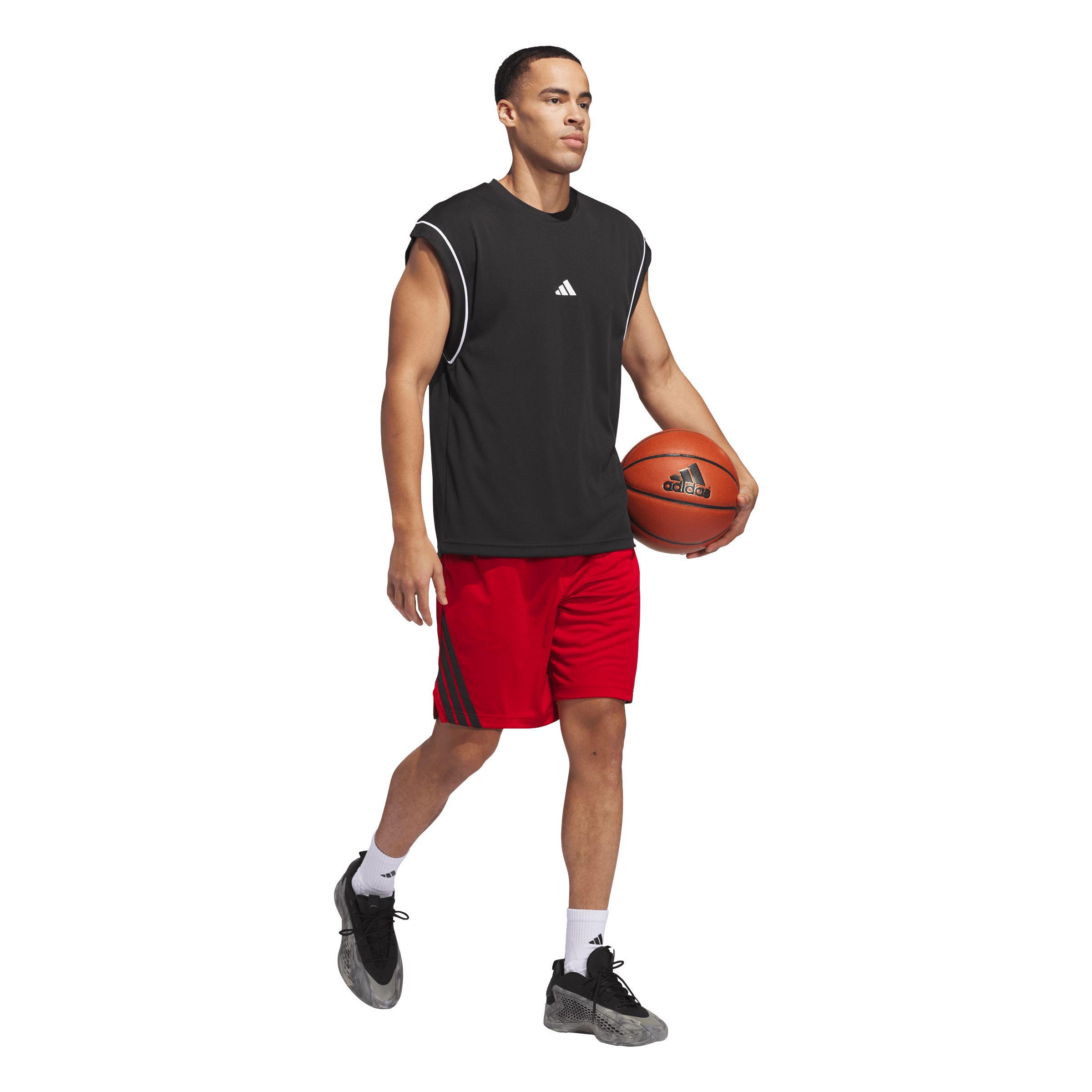 adidas Men's Legends 3-Stripe 11 Inch Shorts