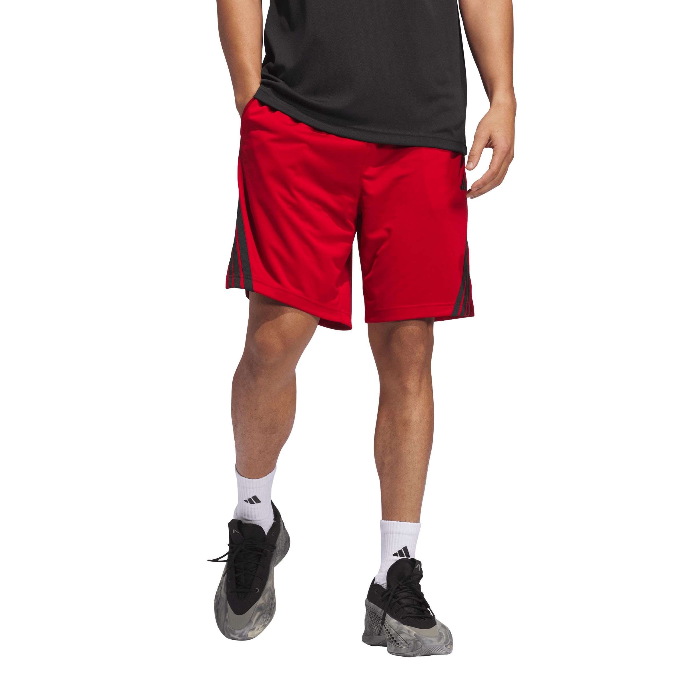 adidas Men's Legends 3-Stripe 11 Inch Shorts