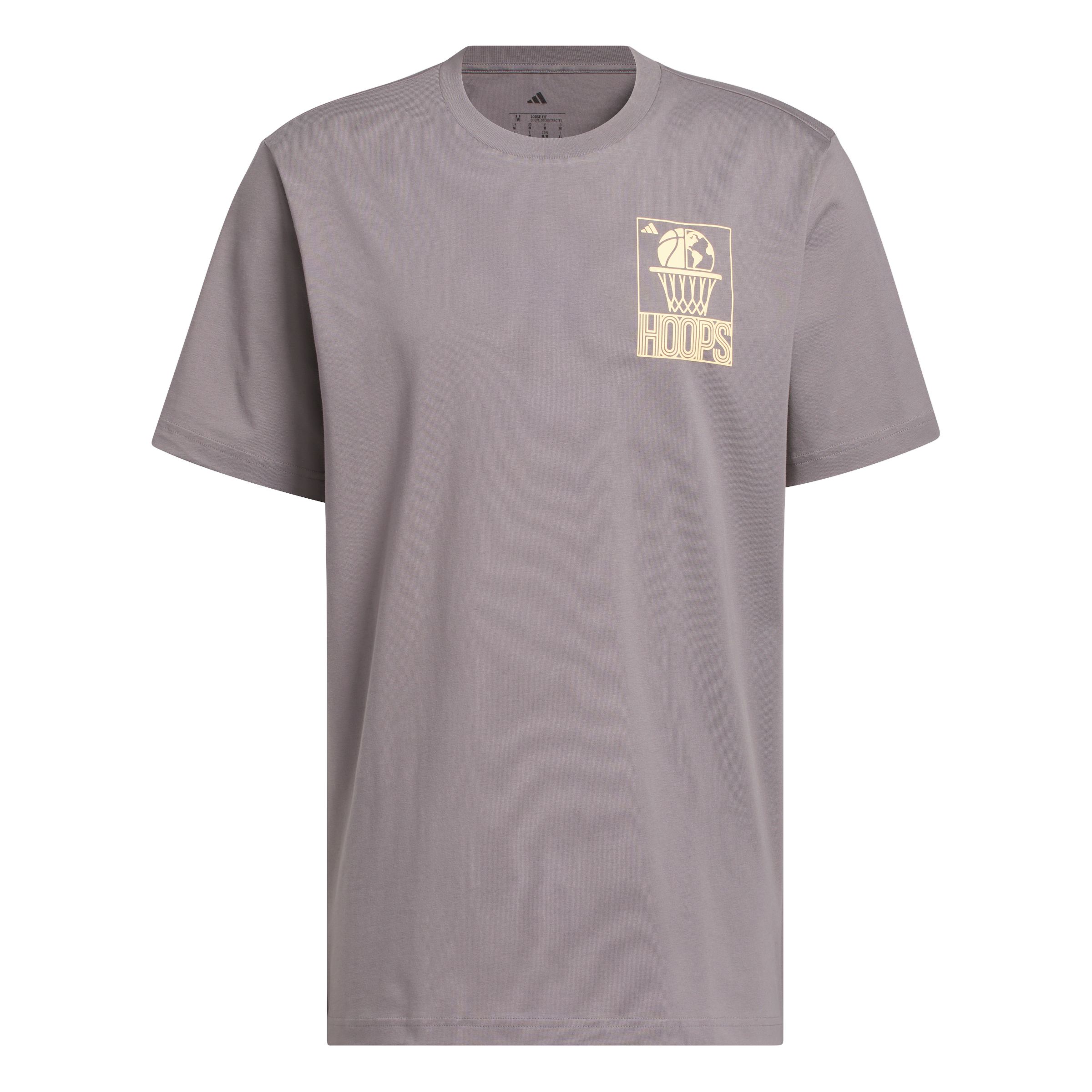 adidas Men's Hoops Graphic Short Sleeve Athletic T-shirt
