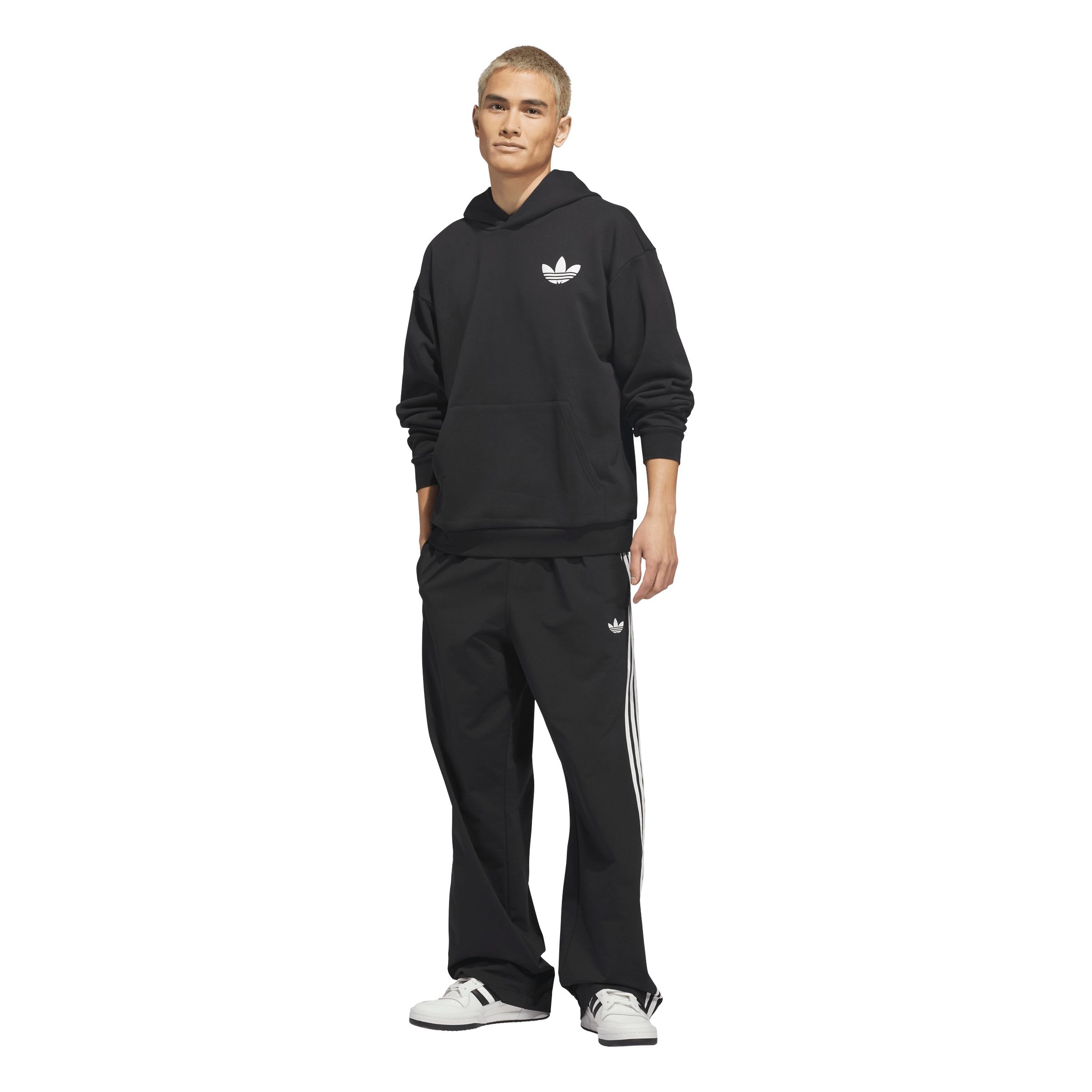 adidas Men's World Wide Hoops Basketball-Inspired Hoodie