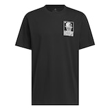 adidas Men's Hoops Graphic Short Sleeve Athletic T-shirt Front_Flat