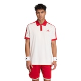 adidas Men's Heritage Polo T-Shirt Front_Flat