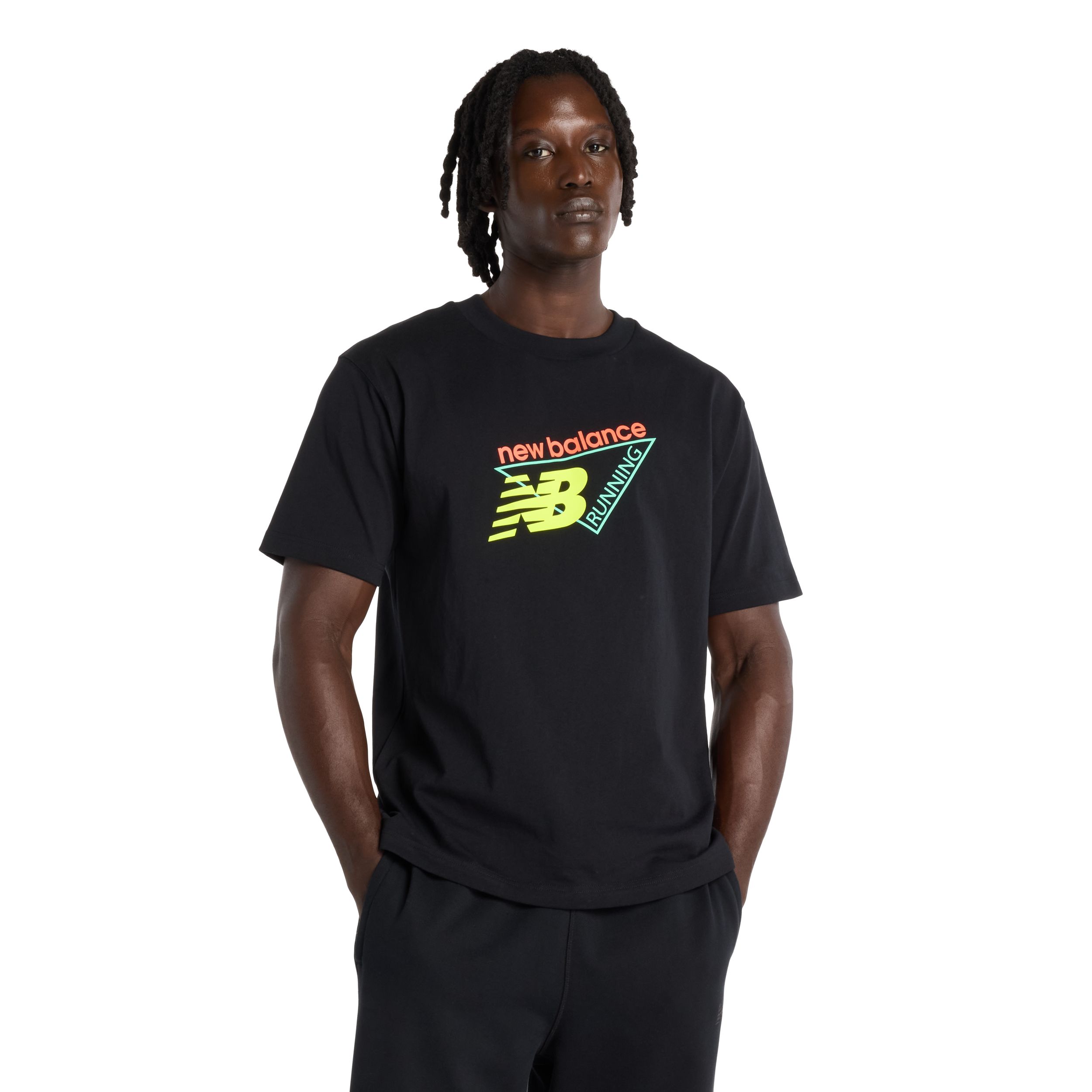 New Balance Men's Tri Logo Relaxed Fit Athletic T-shirt