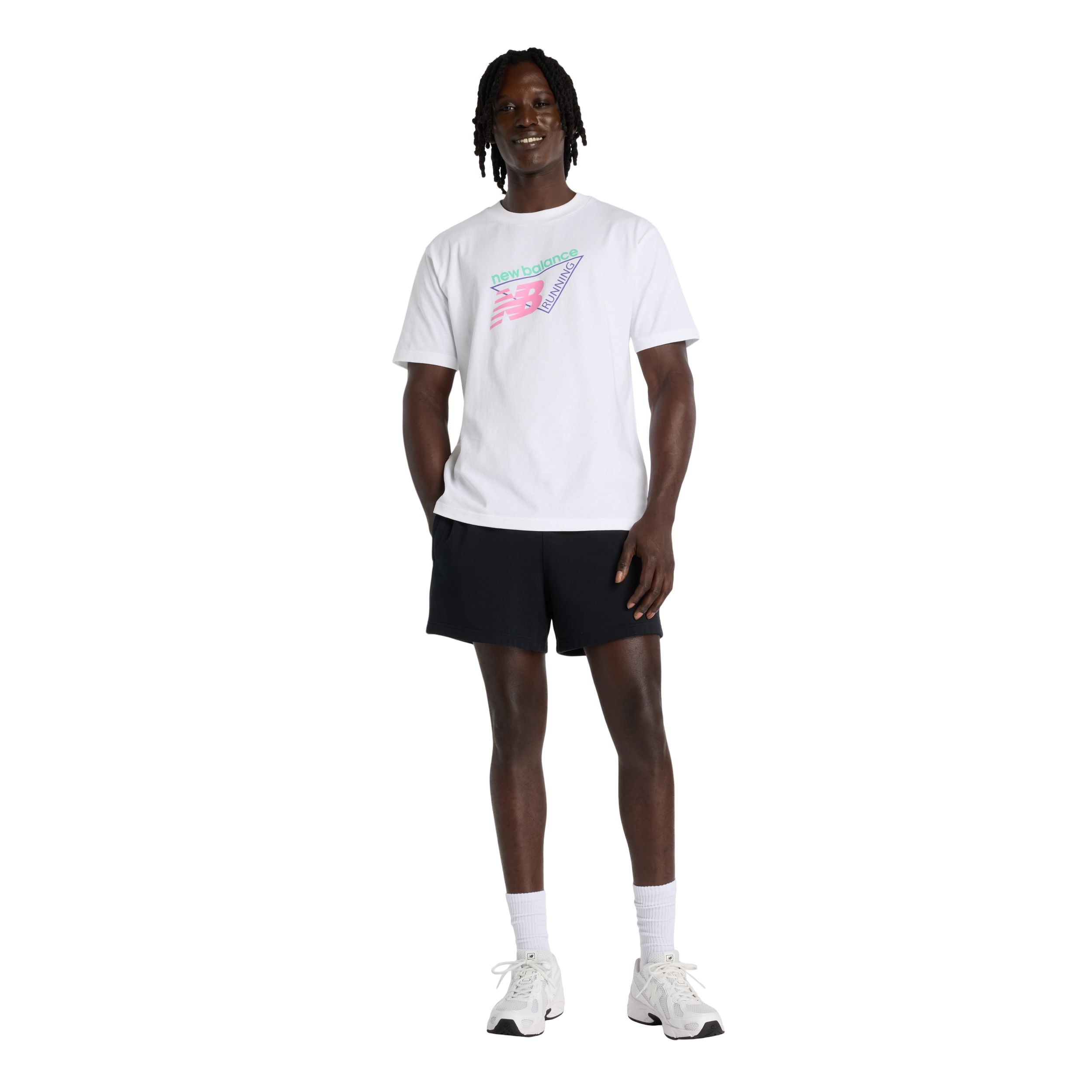 New Balance Men's Tri Logo Relaxed Fit Athletic T-shirt