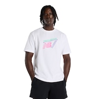 New Balance Men's Tri Logo Relaxed Fit Athletic T-shirt Front_Flat