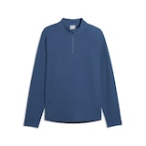 PUMA Men's Boulder 2.0 1/4 Zip Long Sleeve Golf Top Front_Flat