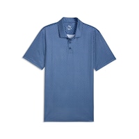 PUMA Men's Mattr Clover Moisture-Wicking Polo T-shirt Front_Flat