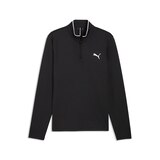 PUMA Men's CLOUDSPUN Tech 1/4 Zip Long Sleeve Top Front_Flat